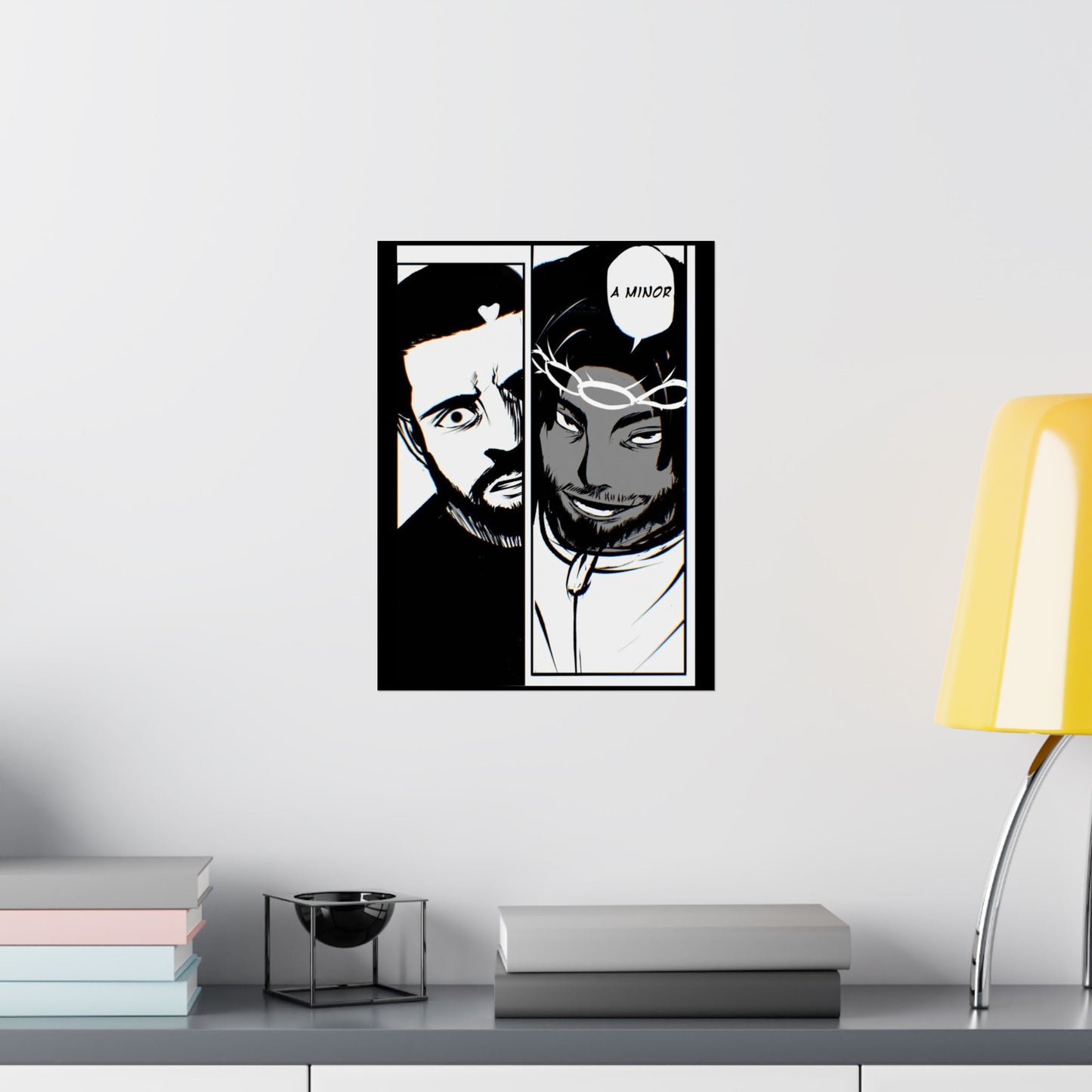 Kendrick Lamar Vs Drake Anime Battle - Matte Posters