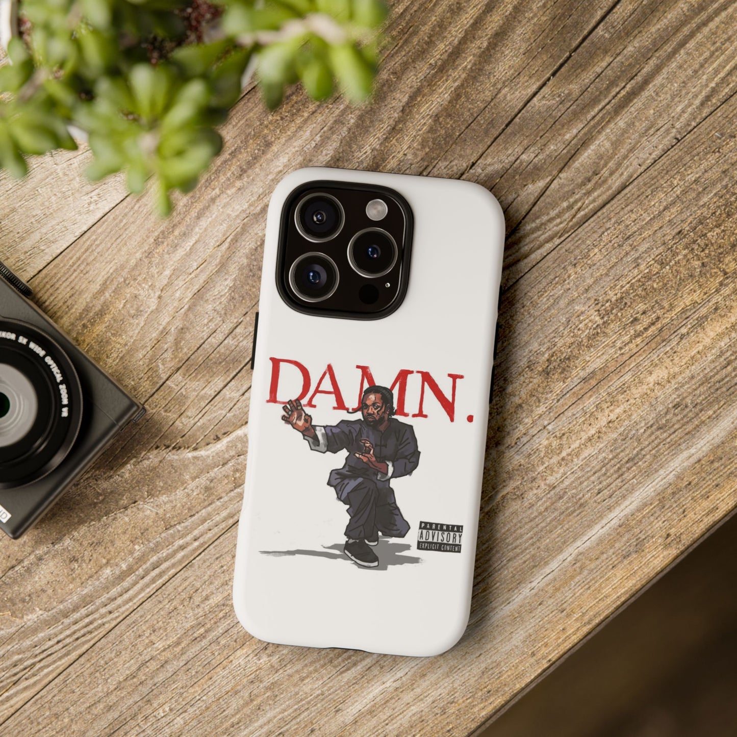Kendrick Lamar “Kung Fu Kenny” DAMN Album Tough Phone Case – Shockproof Dual Layer Cover
