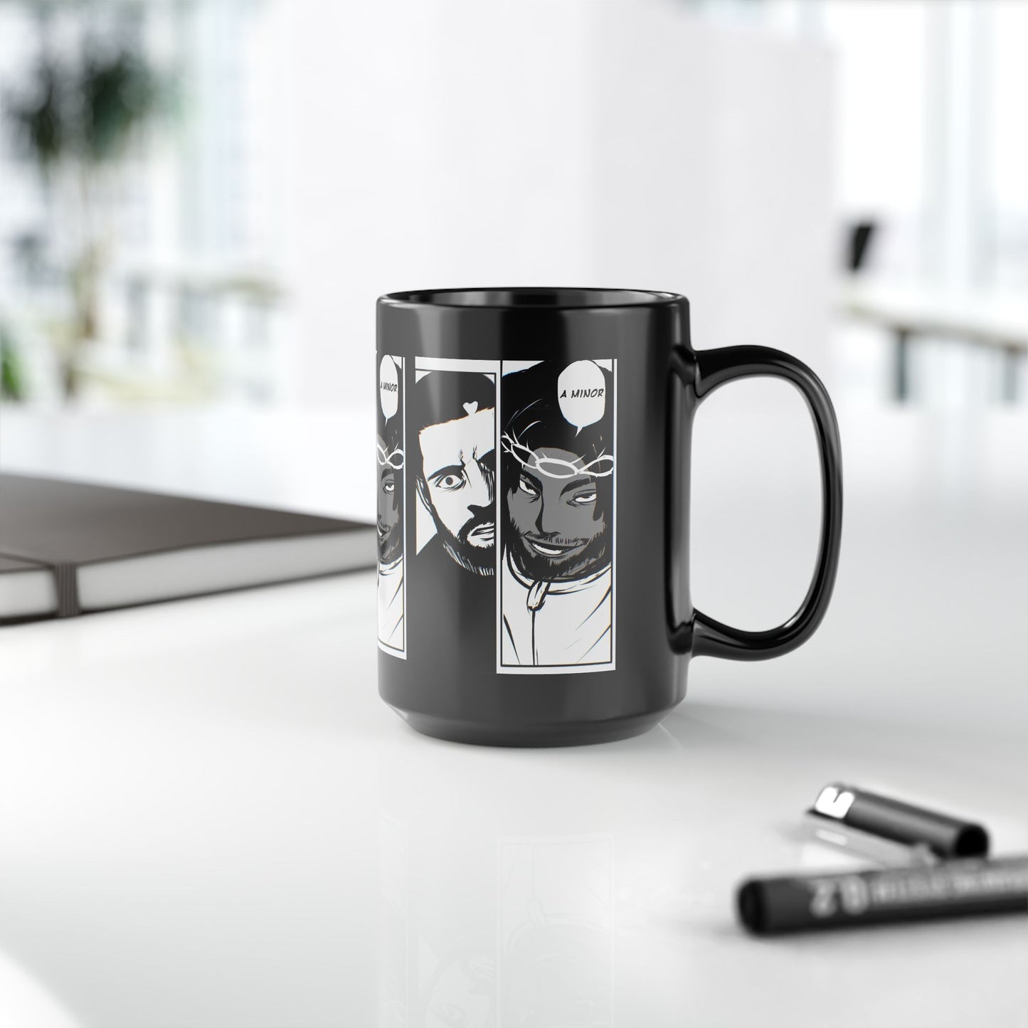 Kendrick Lamar Drake Anime Battle - Mug, Black (11oz, 15oz)