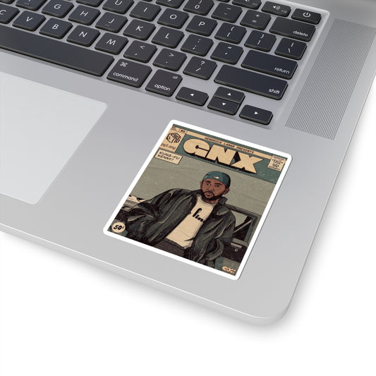 Kendrick Lamar "GNX" Comic Book Cover - Stickers, Kiss-Cut