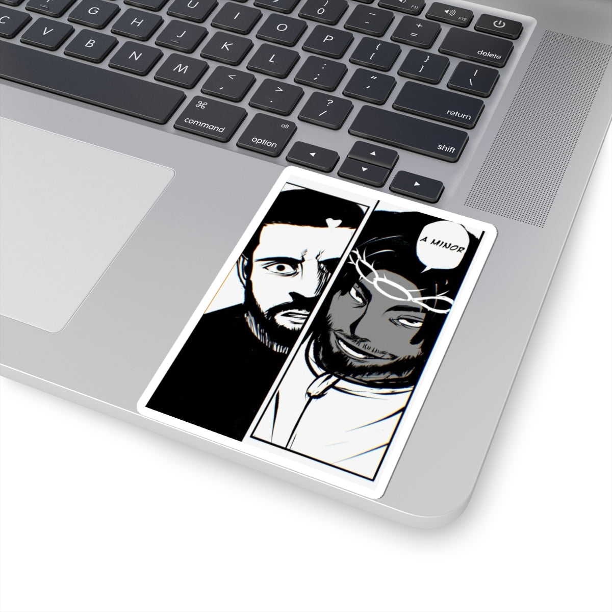 Kendrick Lamar vs Drake Anime Battle - Sticker Kiss-Cut