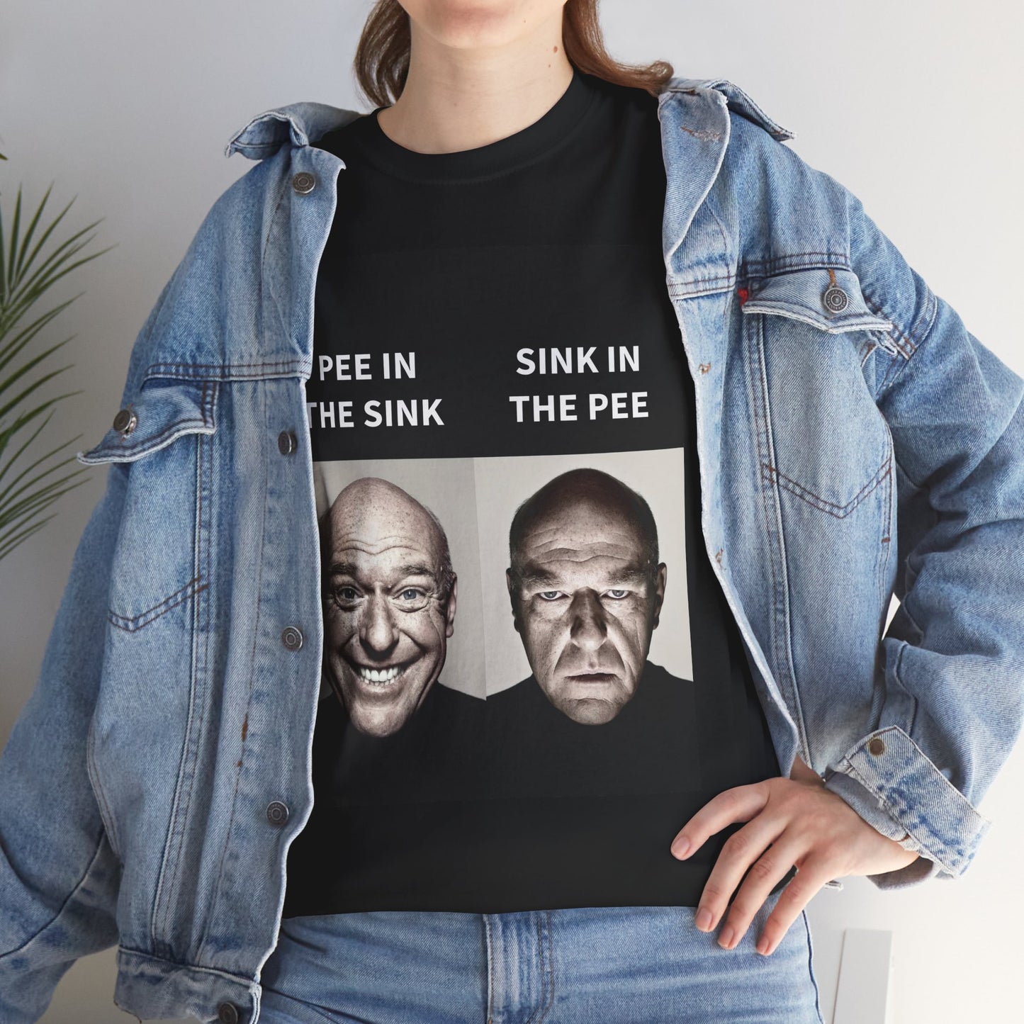 Dean Norris Breaking Bad "PEE IN THE SINK" Meme T-Shirt - WAS $24.99
