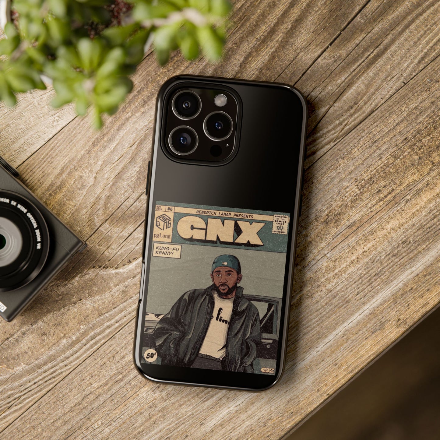 Kendrick Lamar "GNX" Comic Book Phone Case – Tough Shockproof Cover for iPhone, Samsung, & More