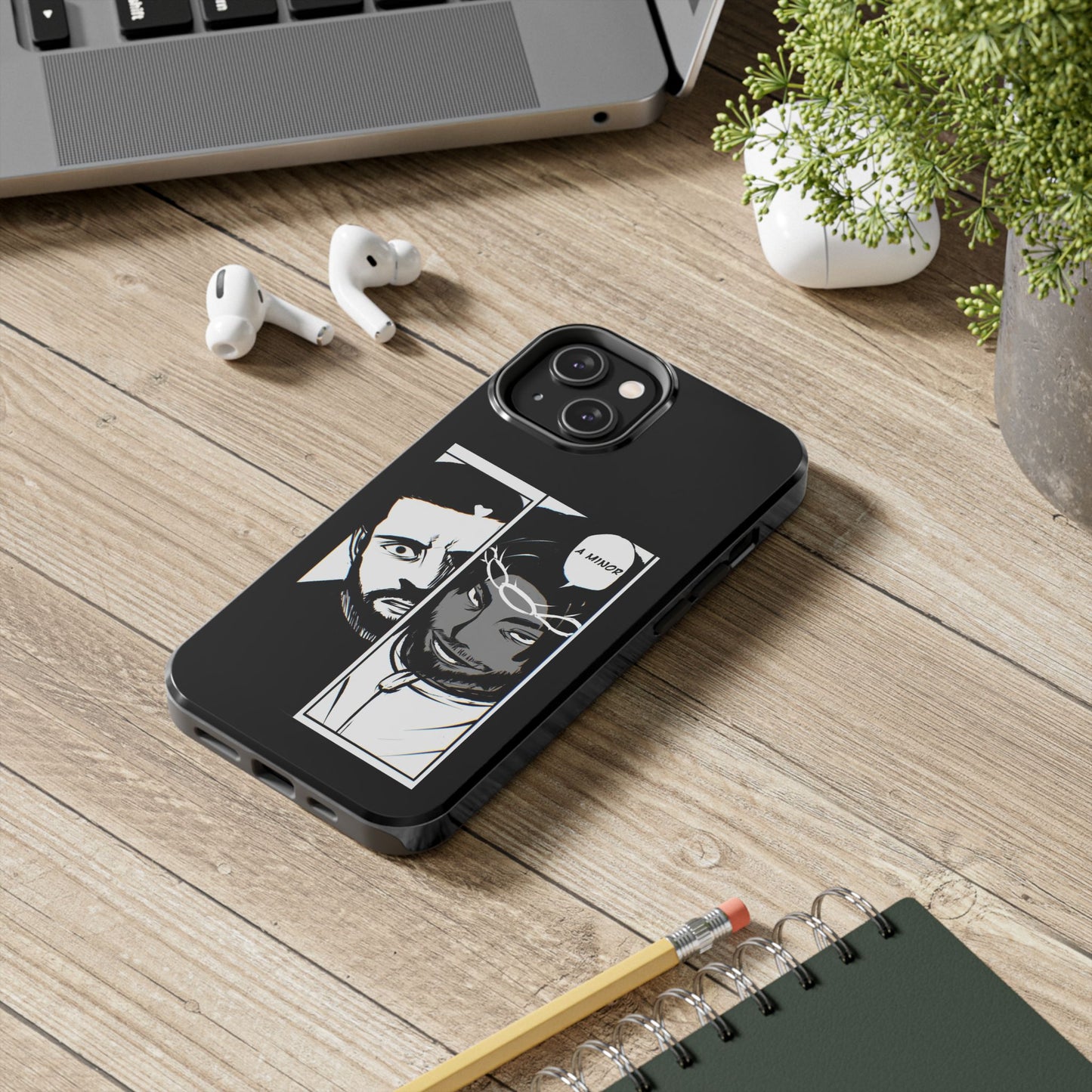 Kendrick Lamar Drake Anime Battle - Phone Case