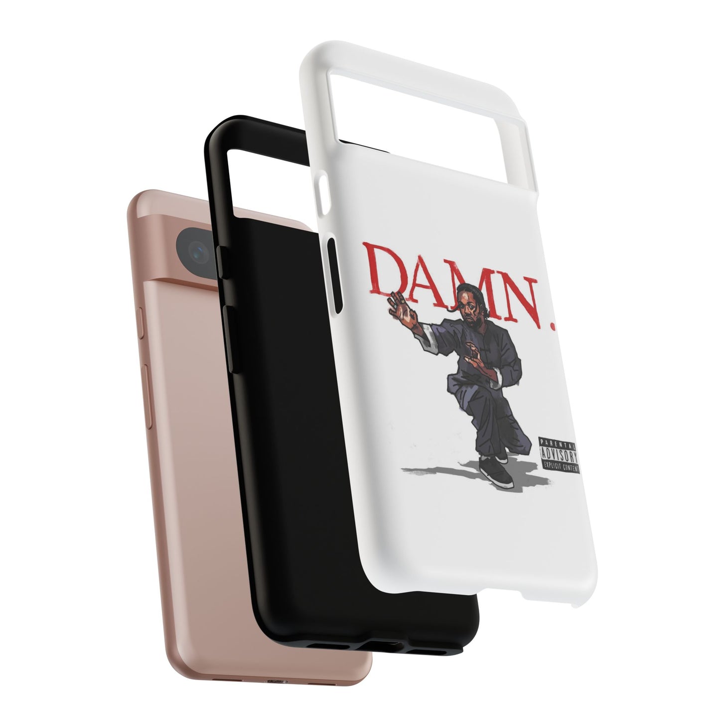 Kendrick Lamar “Kung Fu Kenny” DAMN Album Tough Phone Case – Shockproof Dual Layer Cover