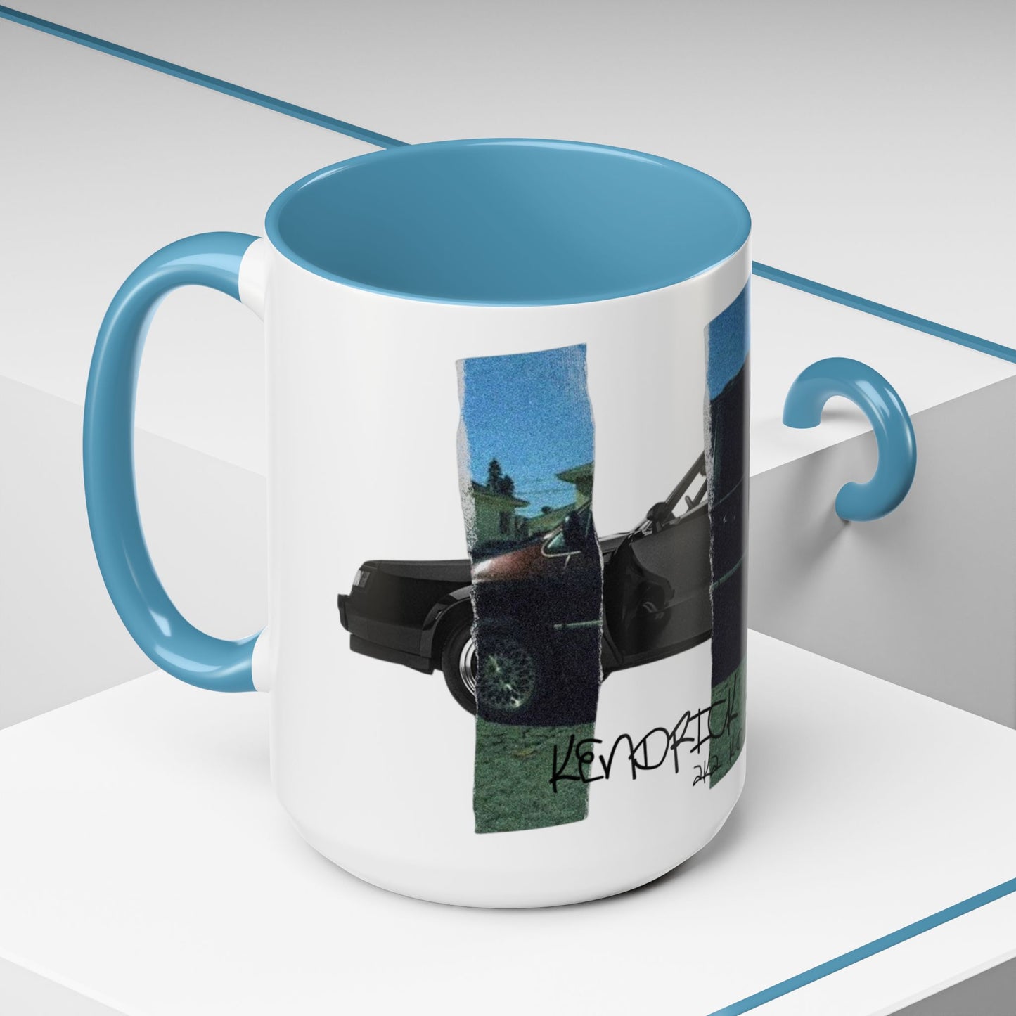 Kendrick Lamar GNX x Good Kid, M.A.A.D City Mashup Mug – Hip-Hop Fan Art Accent Coffee Cup