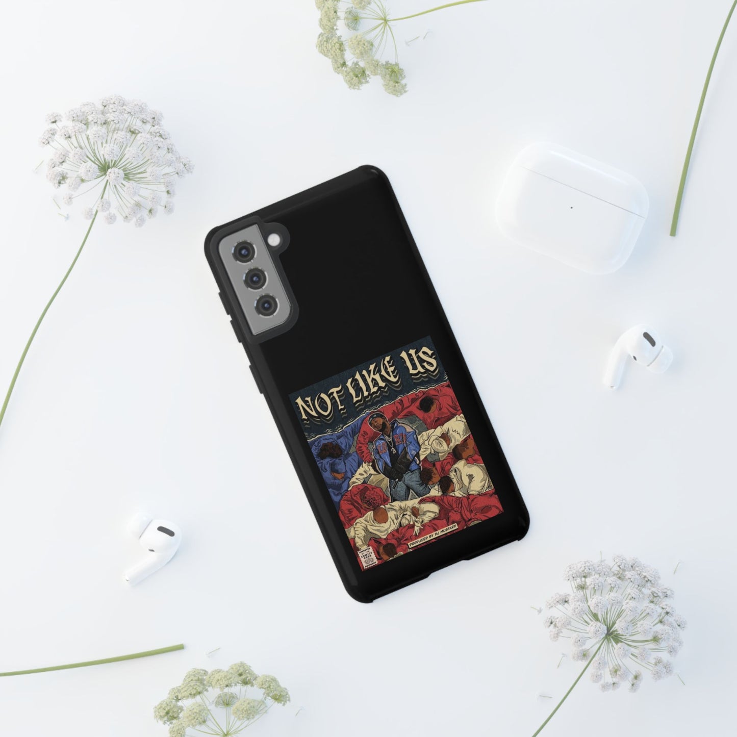 Kendrick Lamar "Not Like Us" Comic Book Cover Tough Phone Case – Hip Hop Art, Shockproof Dual-Layer Protection