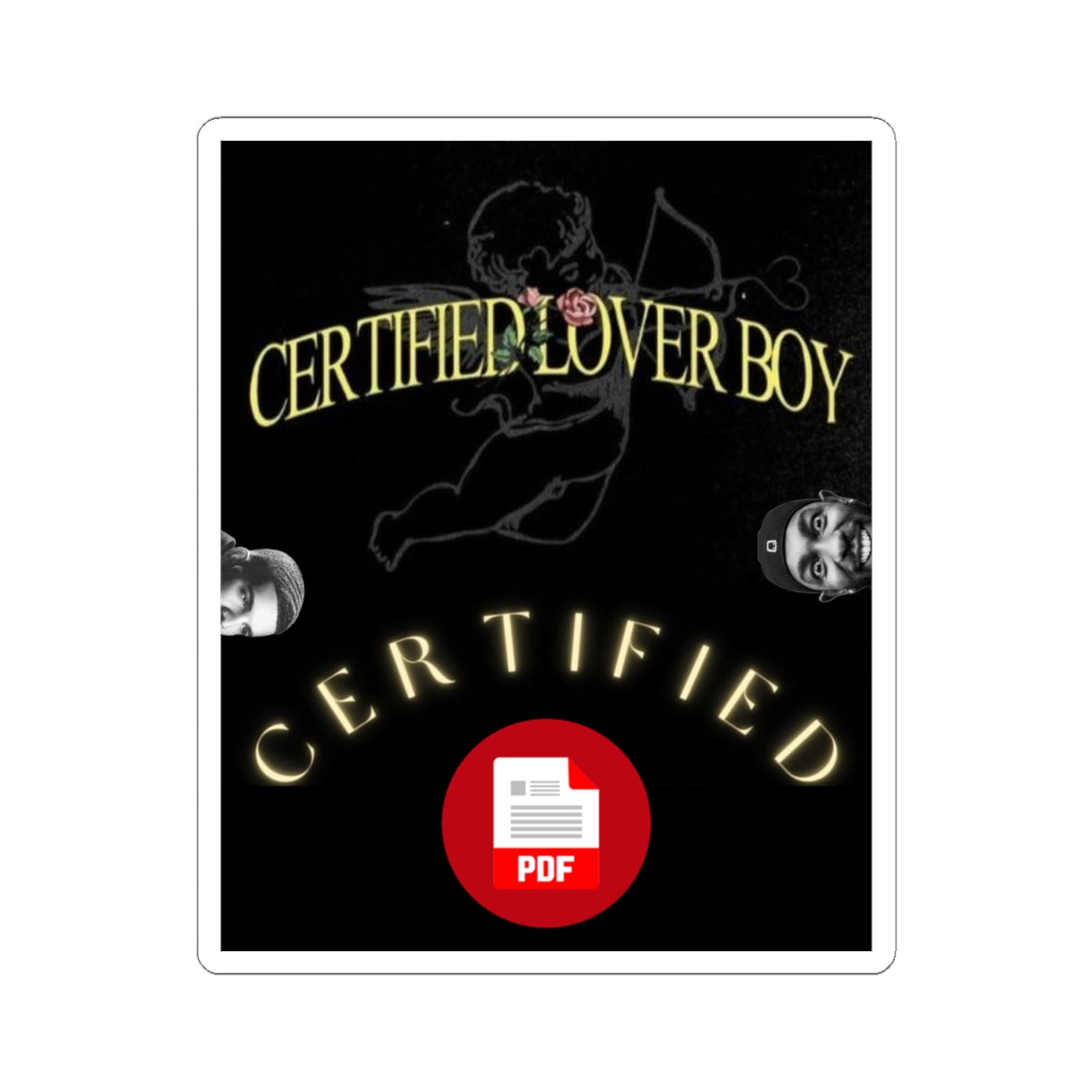 Kendrick Vs. Drake "Certified Lover Boy" Diss - Sticker Kiss-Cut