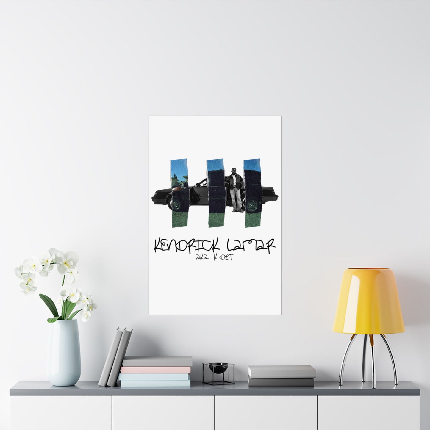 Kendrick Lamar GNX + Good Kid, m.A.A.d City Mashup Poster, Matte – Rap Wall Art, Hip-Hop Home Decor, Urban Music Print, Gift for Fan