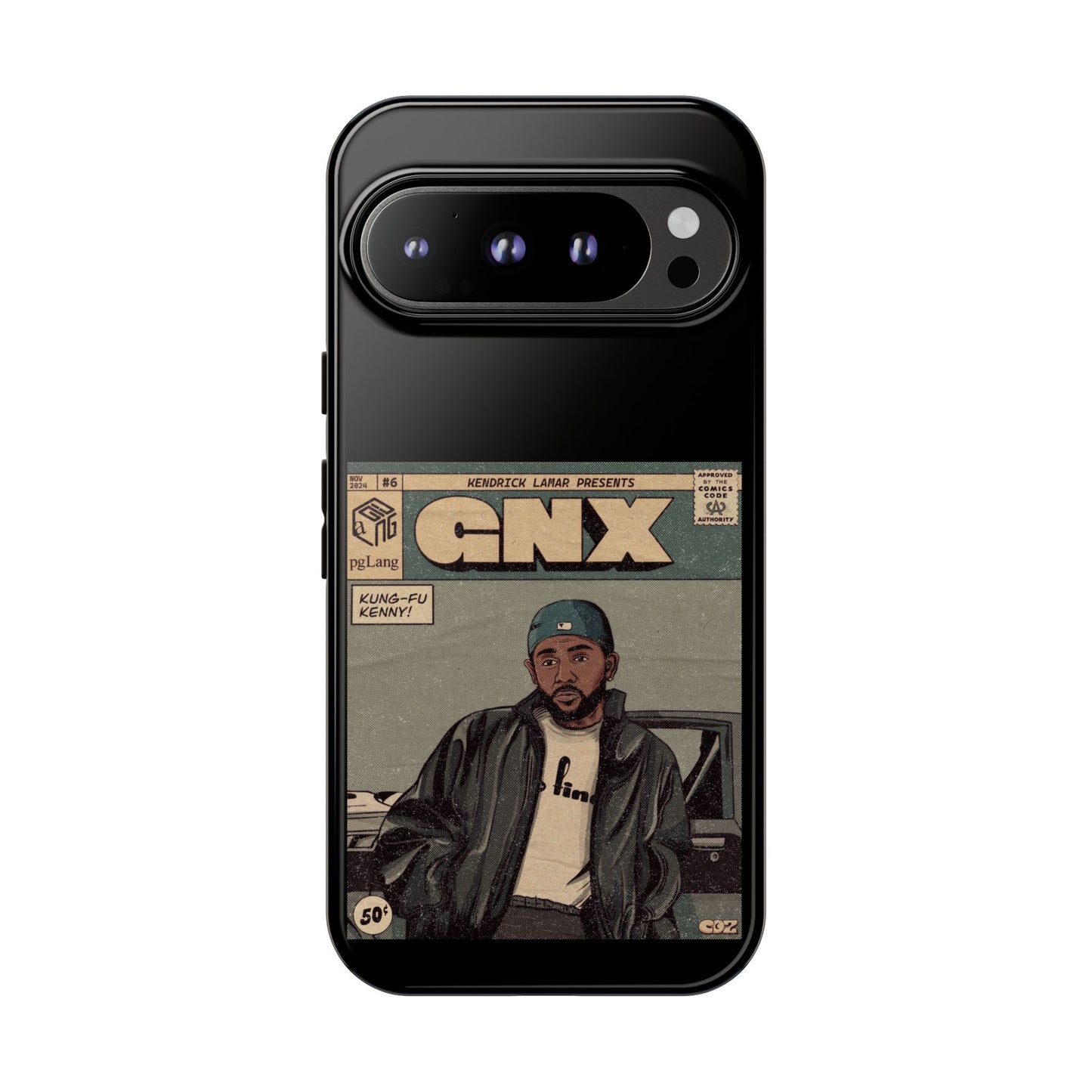 Kendrick Lamar "GNX" Comic Book Phone Case – Tough Shockproof Cover for iPhone, Samsung, & More