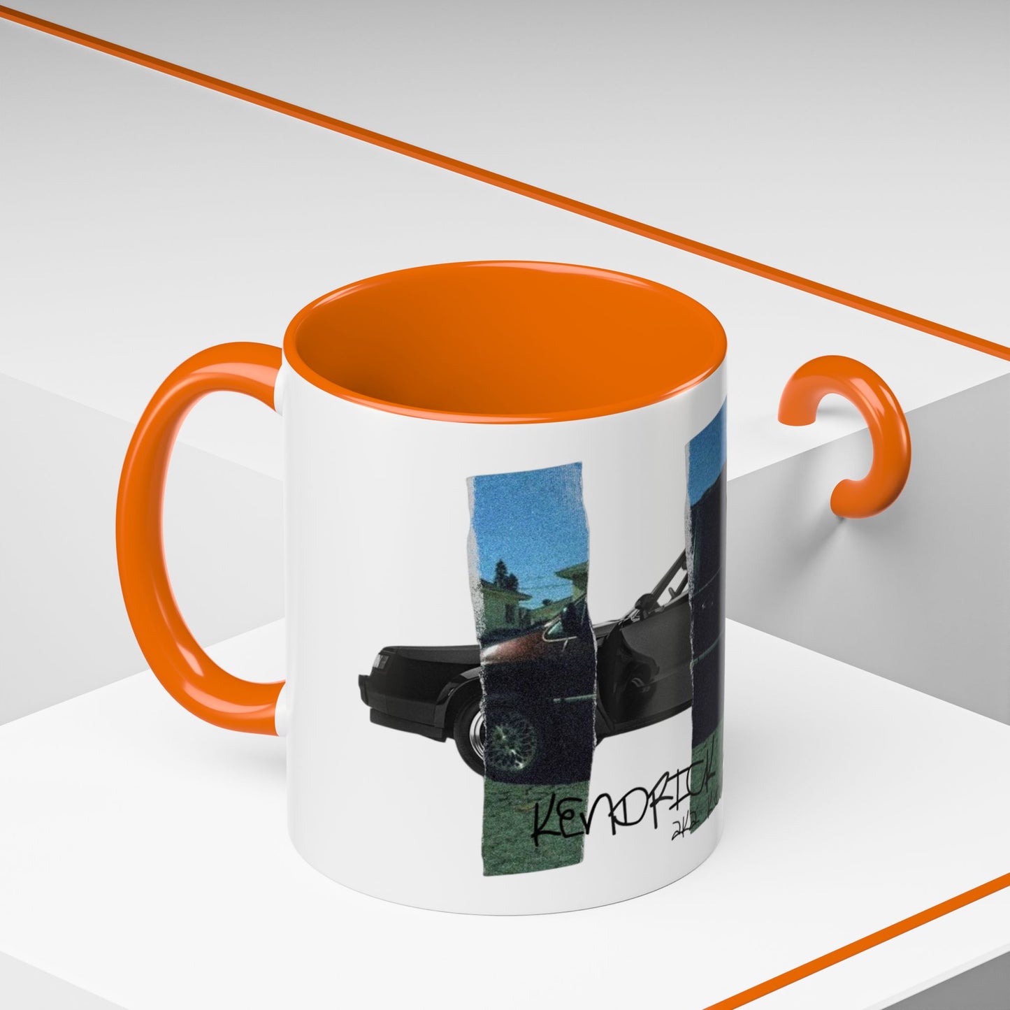 Kendrick Lamar GNX x Good Kid, M.A.A.D City Mashup Mug – Hip-Hop Fan Art Accent Coffee Cup