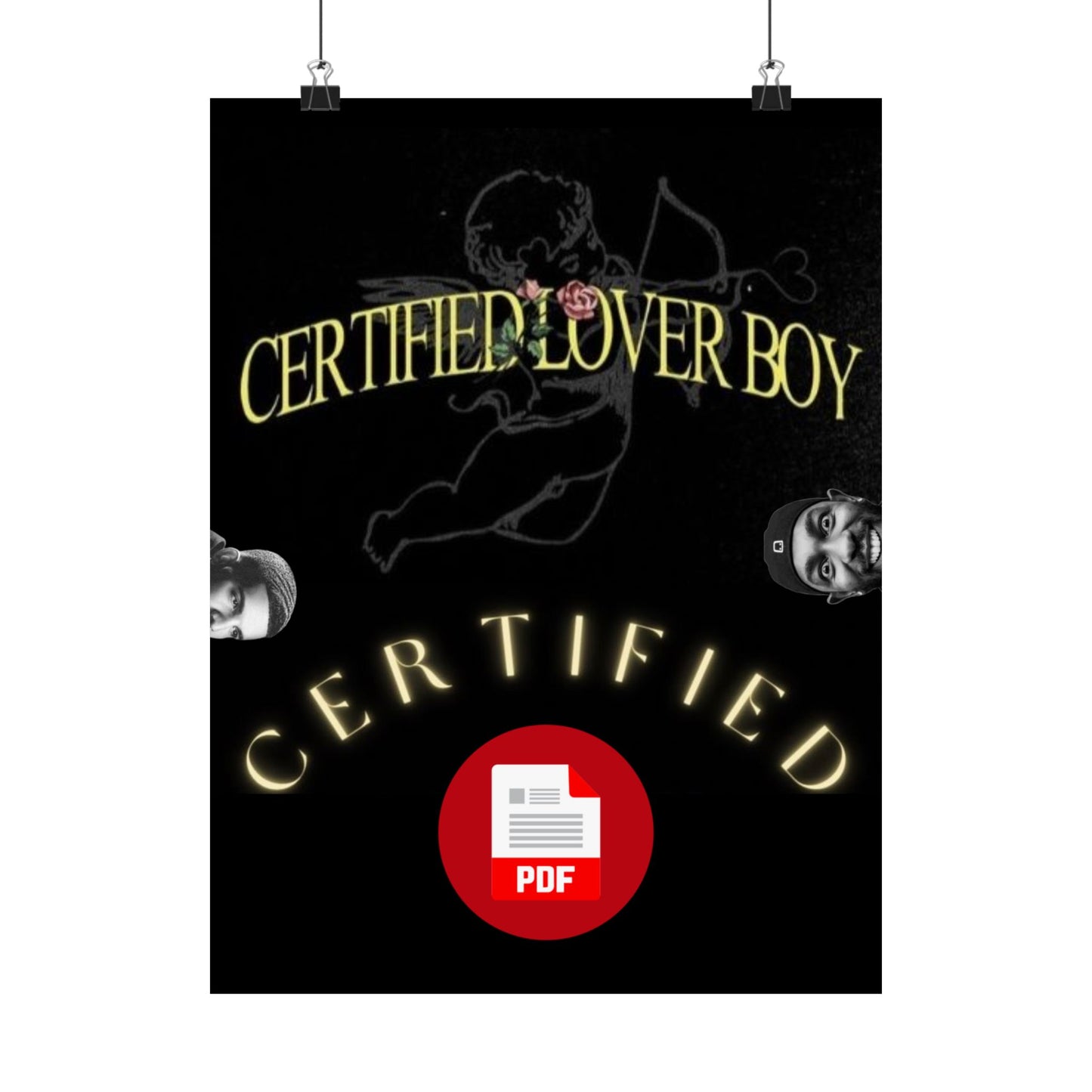 Kendrick Vs Drake 'Certified Lover Boy' Diss - Matte Posters
