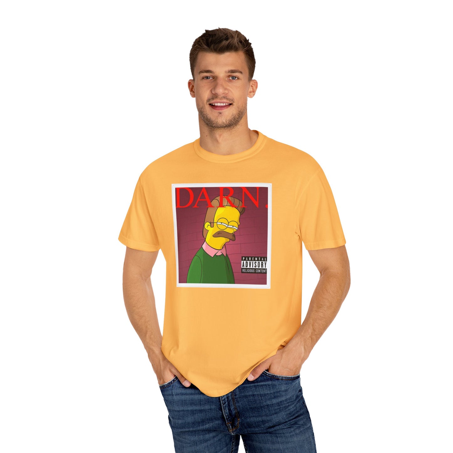 Kendrick Lamar X Simpsons 'Darn' Ned Flanders Mashup - T-shirt, Graphic Tee, Unisex