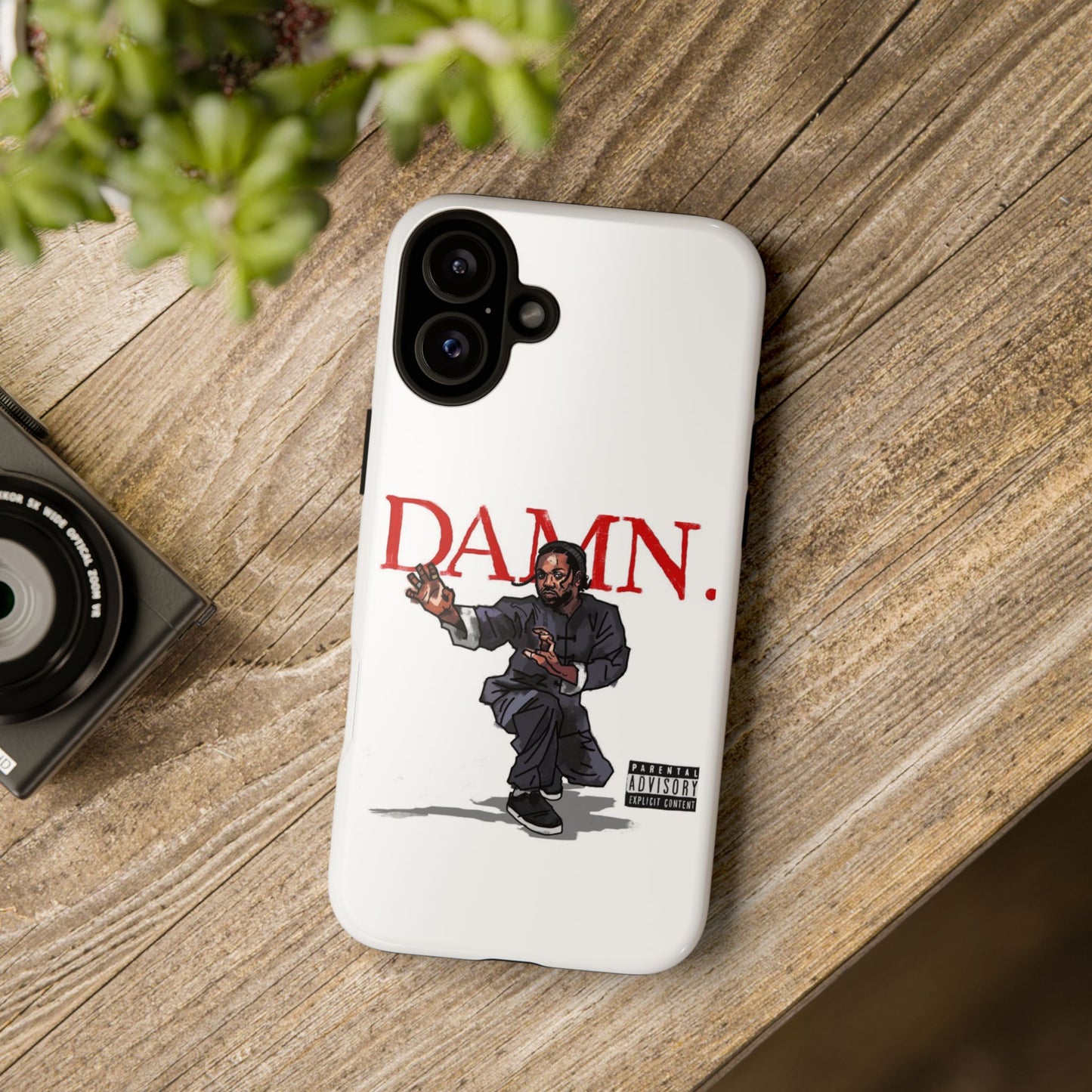 Kendrick Lamar “Kung Fu Kenny” DAMN Album Tough Phone Case – Shockproof Dual Layer Cover