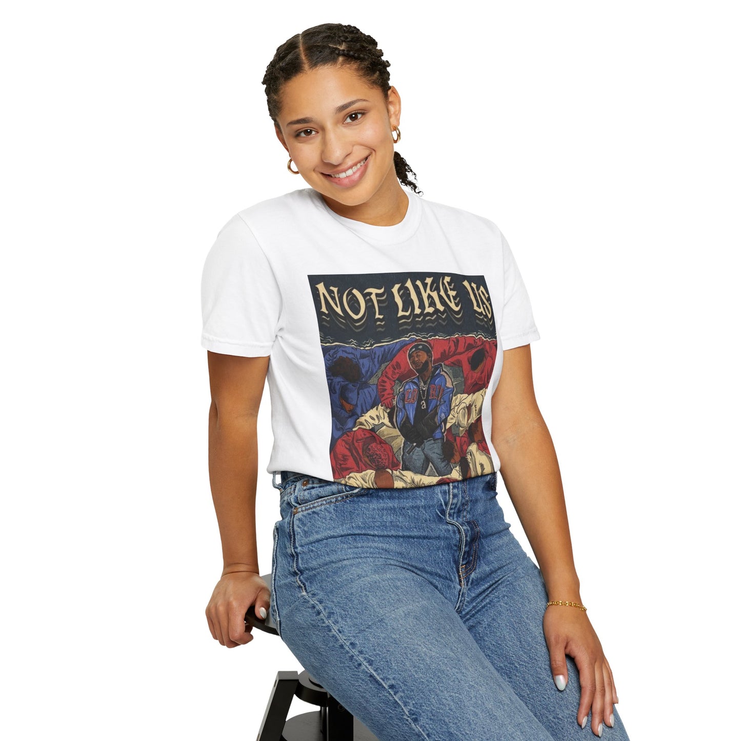 Kendrick Lamar "Not Like Us" Comic Cover - T-shirt