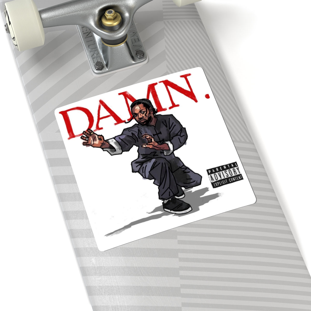 Kendrick Lamar "Kung Fu Kenny" DAMN Album - Stickers, Kiss-Cut