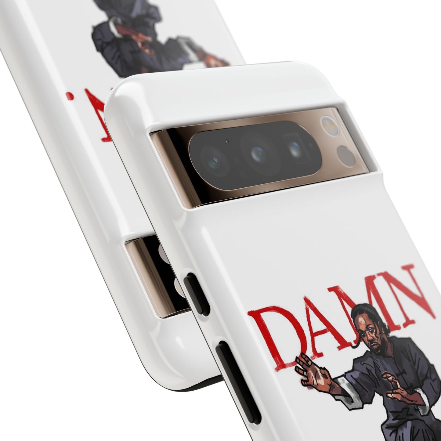 Kendrick Lamar “Kung Fu Kenny” DAMN Album Tough Phone Case – Shockproof Dual Layer Cover