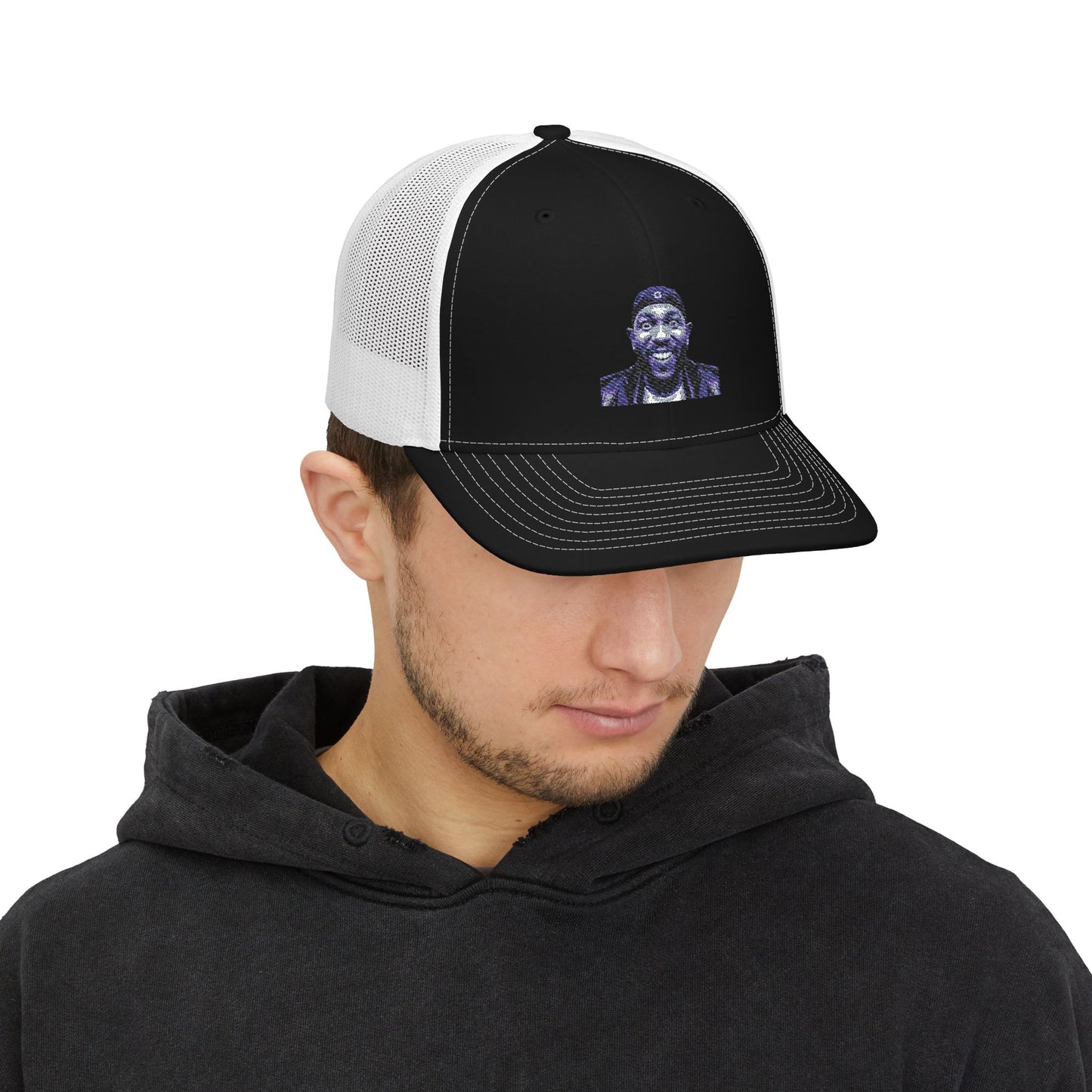 Kendrick Lamar Meme Face Mustard - Embroidered Snapback Cap