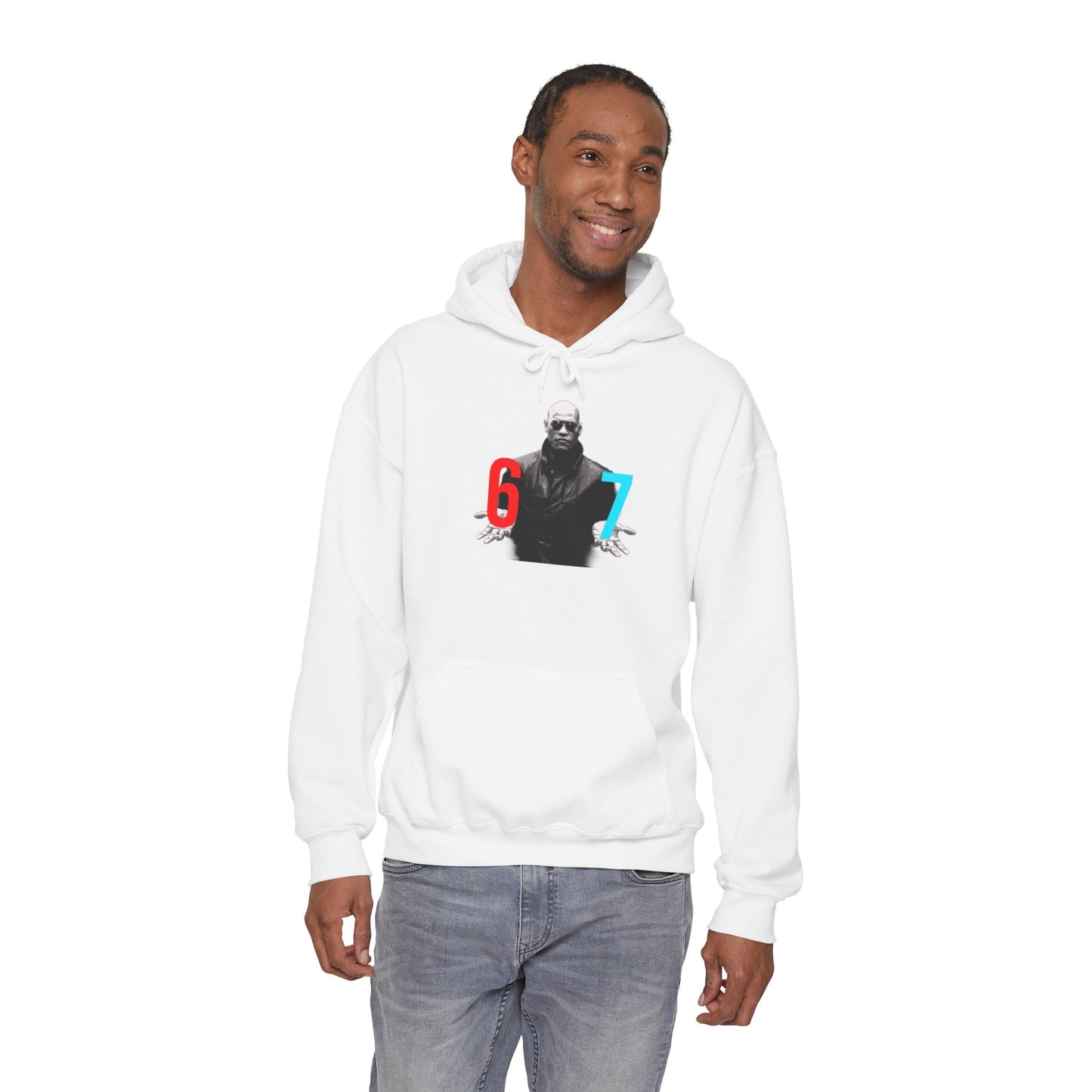 67 Morpheus Meme Graphic Hoodie – Matrix Inspired Pullover
