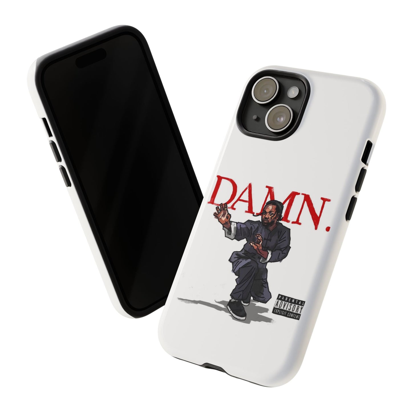 Kendrick Lamar “Kung Fu Kenny” DAMN Album Tough Phone Case – Shockproof Dual Layer Cover
