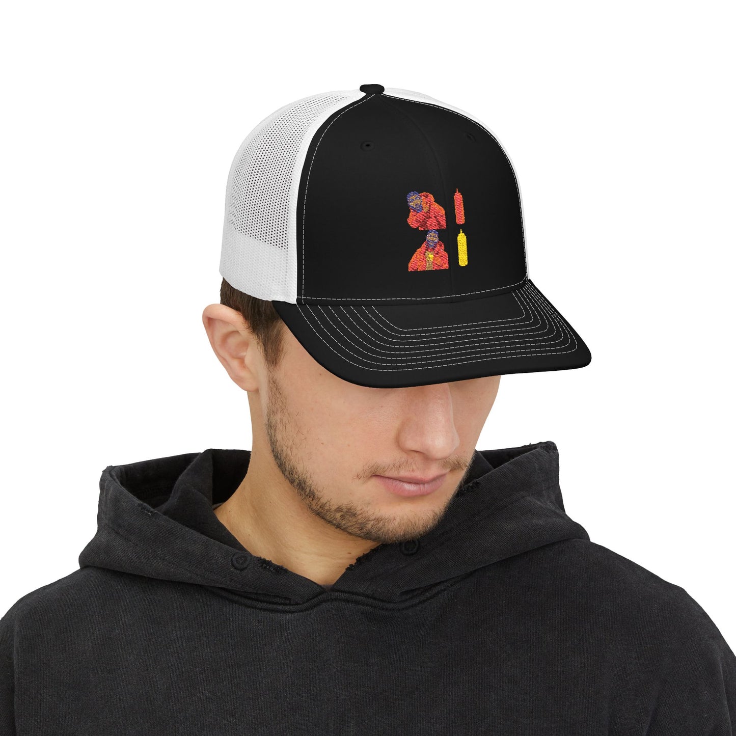 Kendrick Lamar Mustard Meme - Snapback Cap - Embroidered Trucker Hat