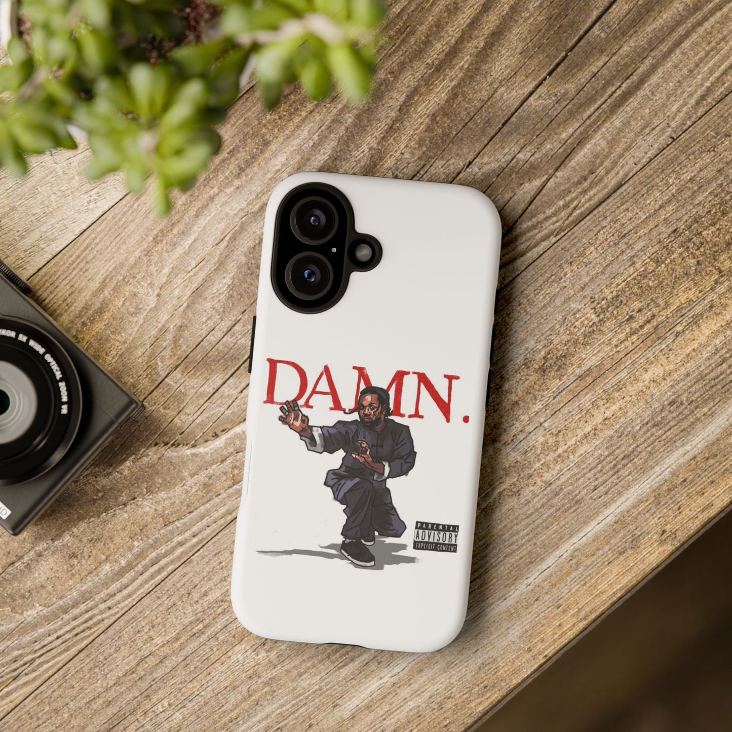 Kendrick Lamar “Kung Fu Kenny” DAMN Album Tough Phone Case – Shockproof Dual Layer Cover