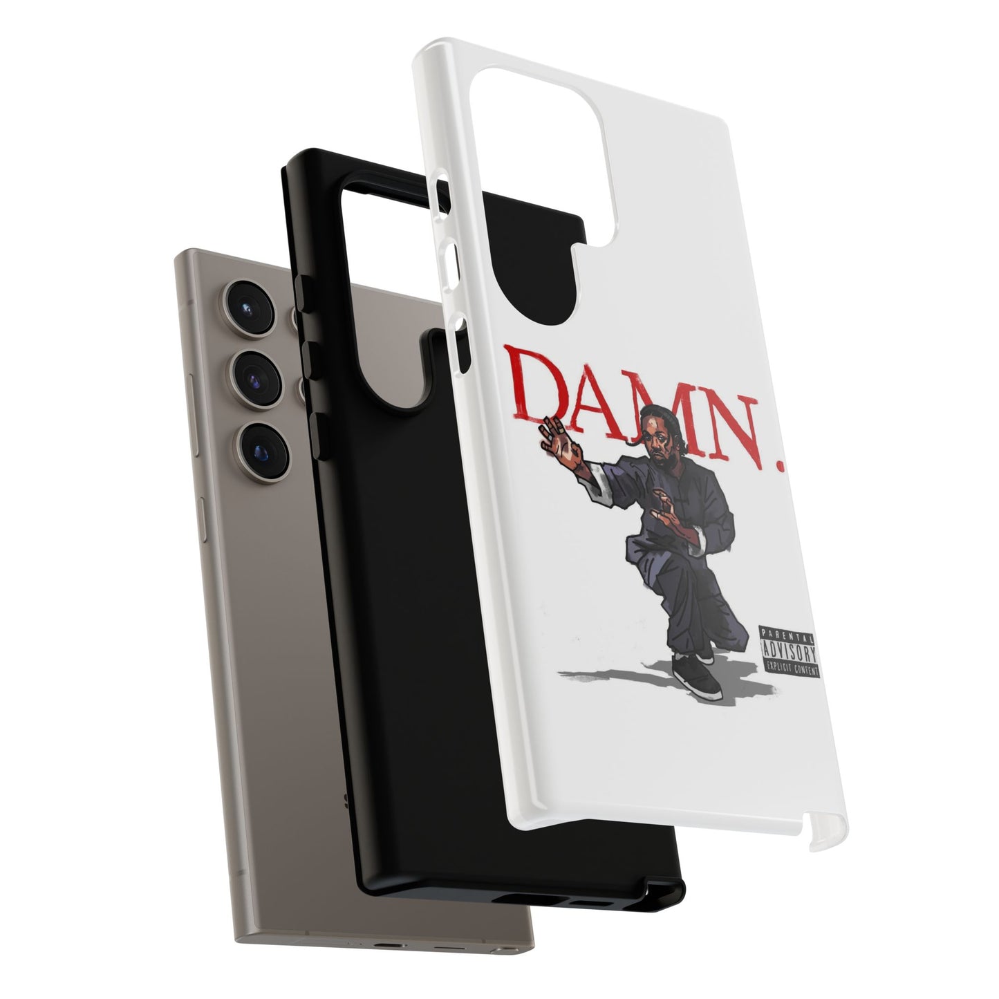 Kendrick Lamar “Kung Fu Kenny” DAMN Album Tough Phone Case – Shockproof Dual Layer Cover