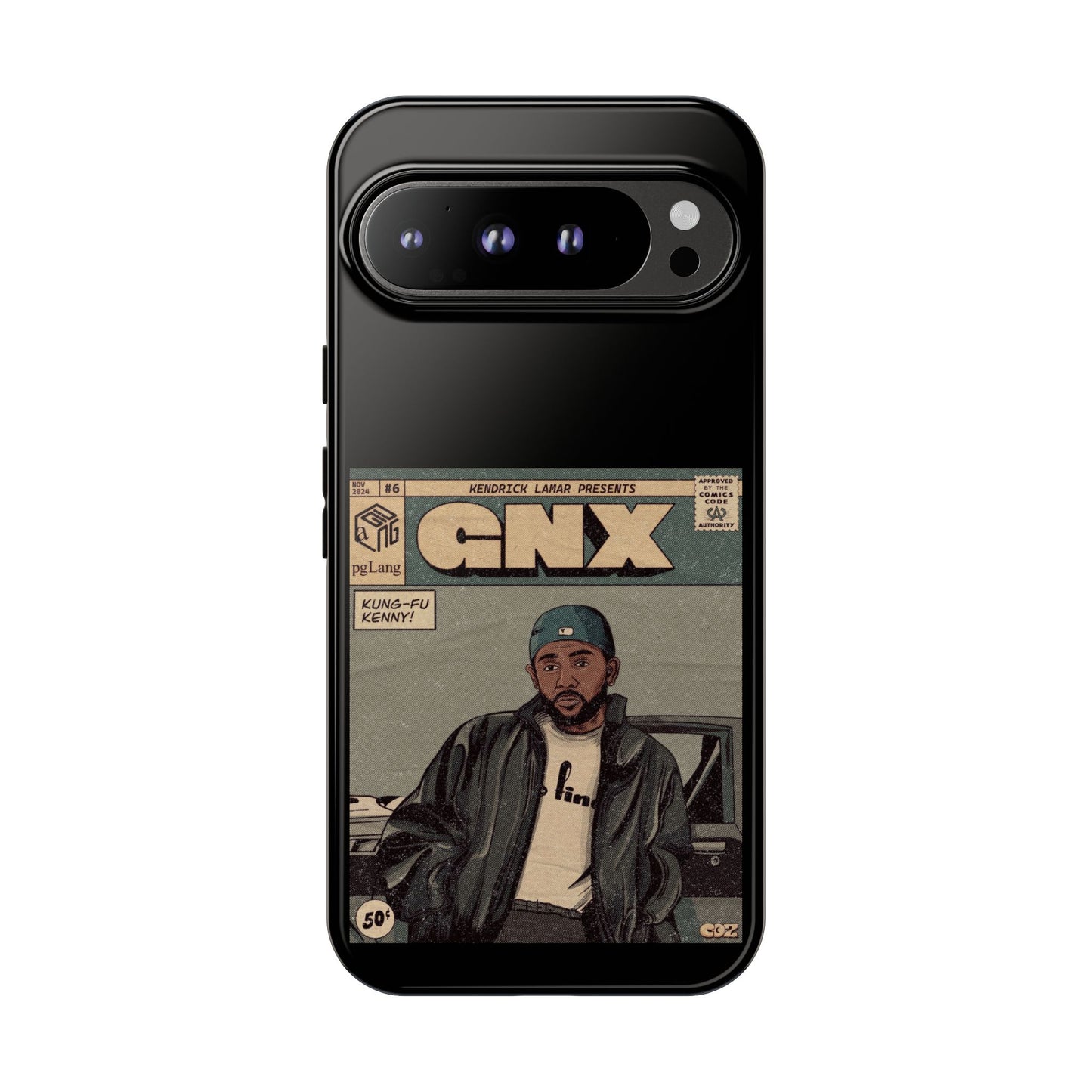 Kendrick Lamar "GNX" Comic Book Phone Case – Tough Shockproof Cover for iPhone, Samsung, & More