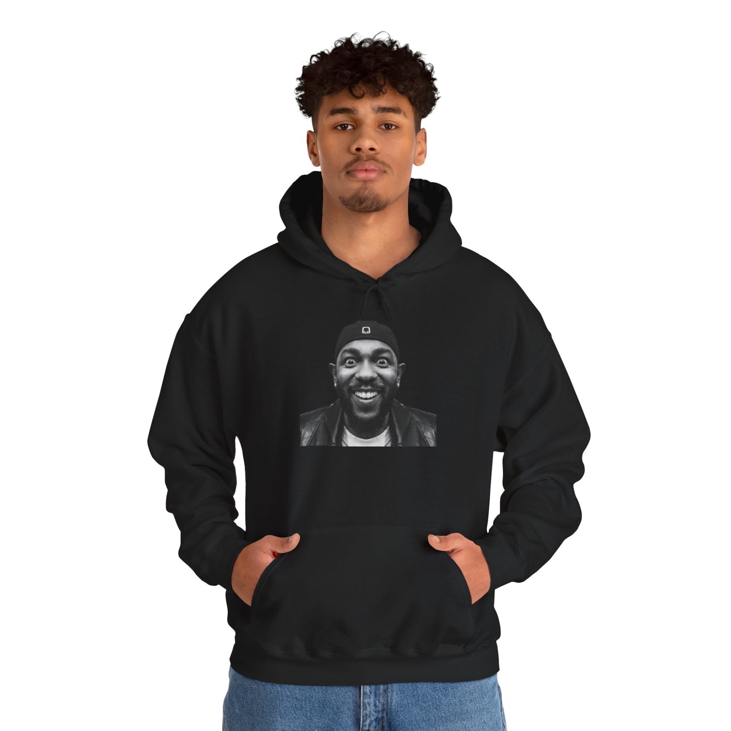 Kendrick Lamar Meme Face Mustard - Hooded Sweatshirt