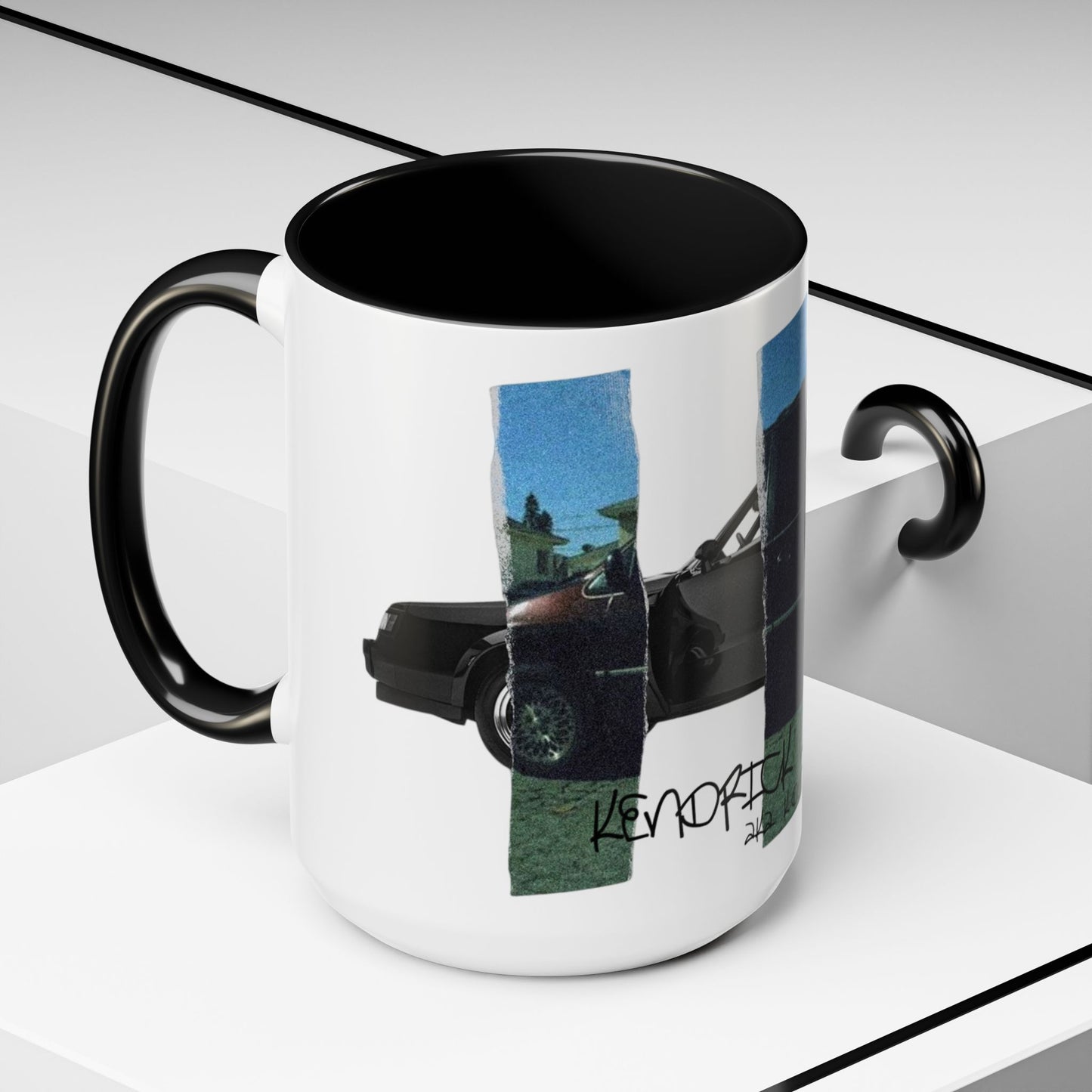 Kendrick Lamar GNX x Good Kid, M.A.A.D City Mashup Mug – Hip-Hop Fan Art Accent Coffee Cup