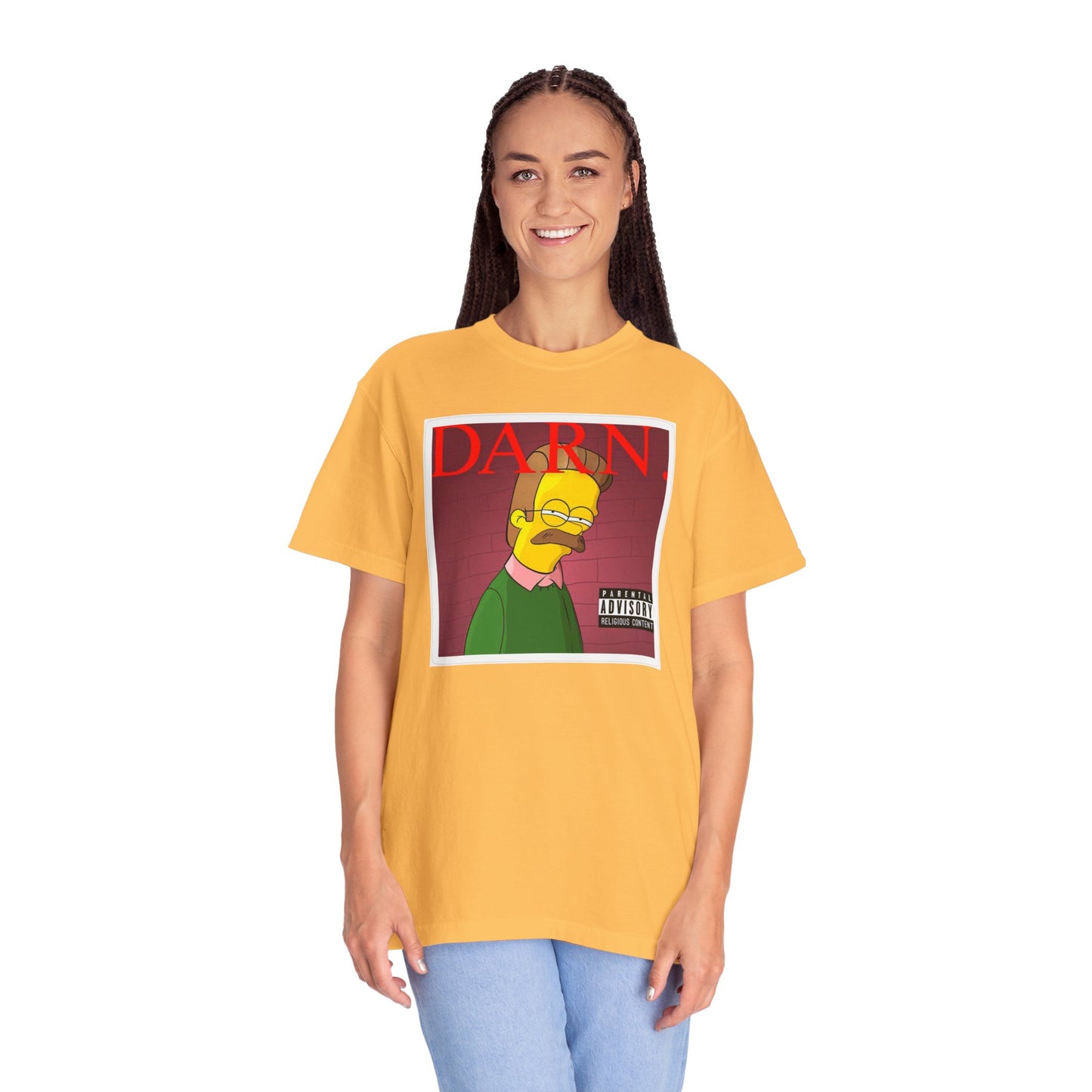 Kendrick Lamar X Simpsons 'Darn' Ned Flanders Mashup - T-shirt, Graphic Tee, Unisex