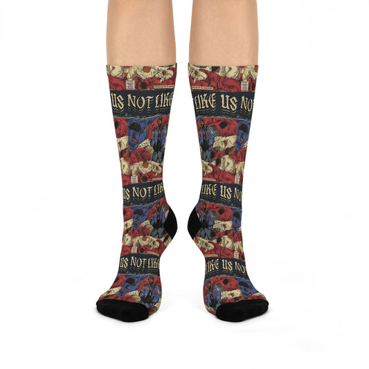 Kendrick Lamar "Not Like Us" Comic Book Cover - Crew Socks