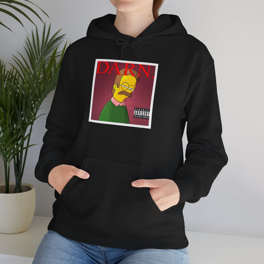 Kendrick Lamar X Simpsons "DARN" Ned Flanders Mashup Hoodie – Funny Rap Streetwear