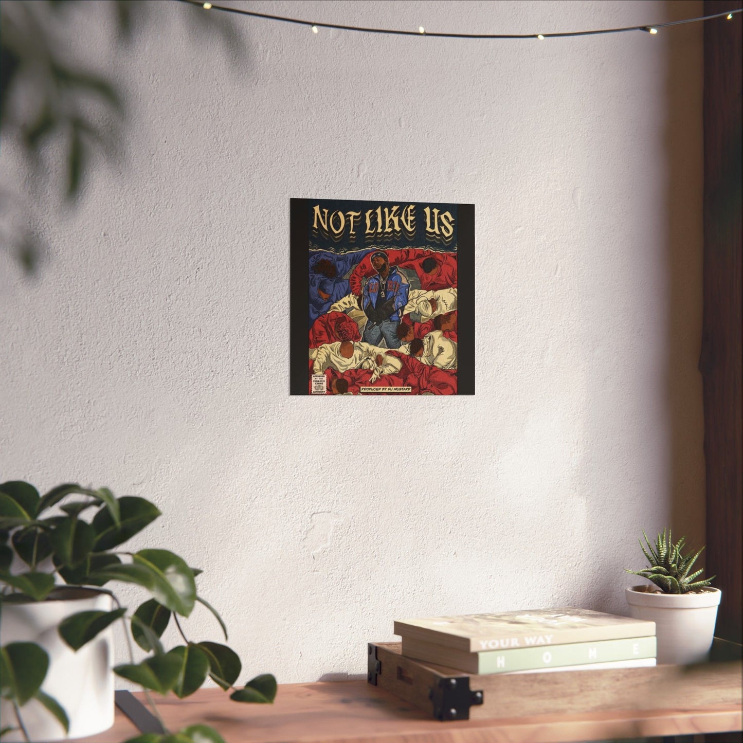 Kendrick Lamar "Not Like Us" Comic Book Cover - Matte Poster – Hip Hop Wall Art, Music Legend Print, Matte Finish Poster for Home & Office Decor