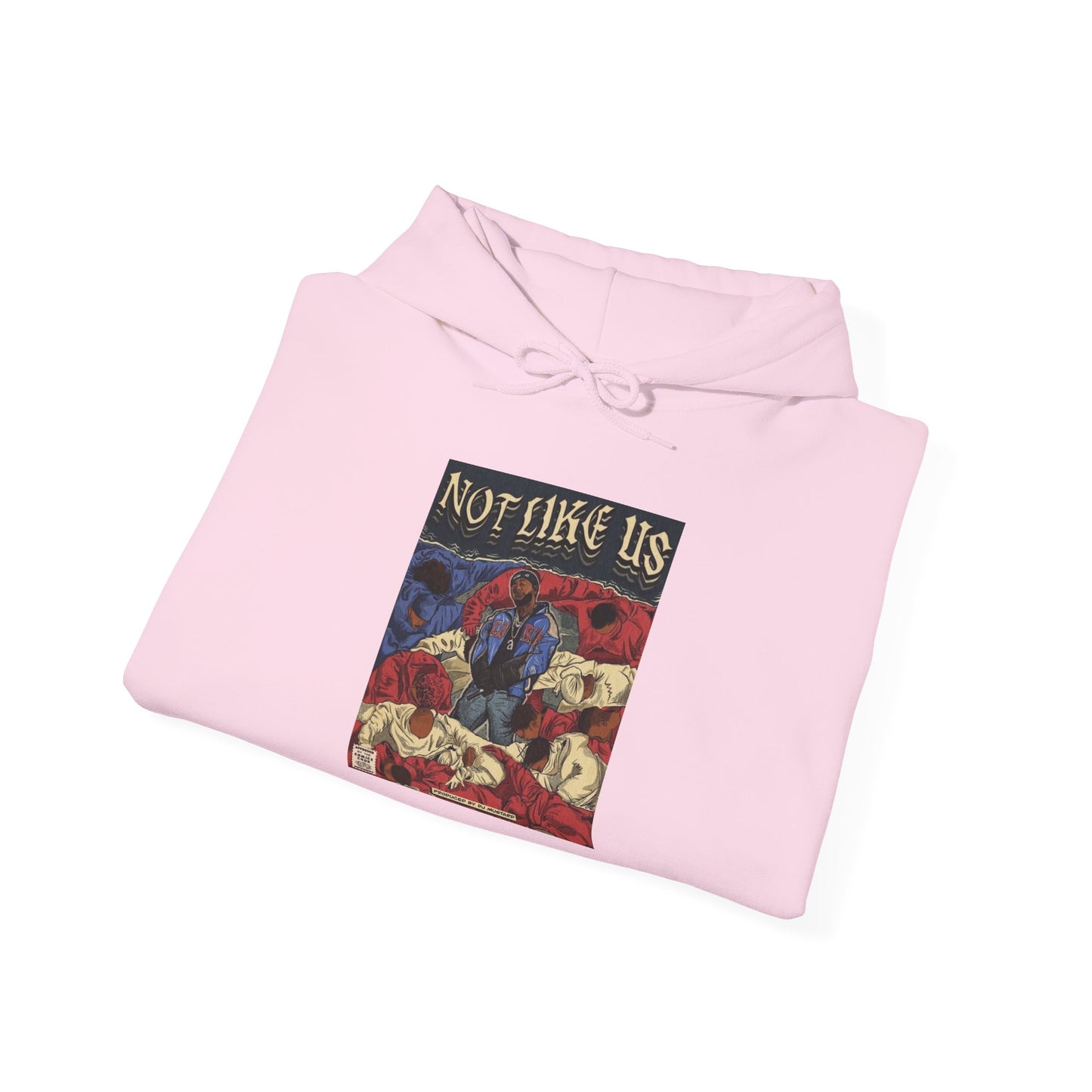 Kendrick Lamar "Not Like Us" Comic Book Hoodie – Hip Hop Fan Art Sweatshirt, Unisex Streetwear Gift