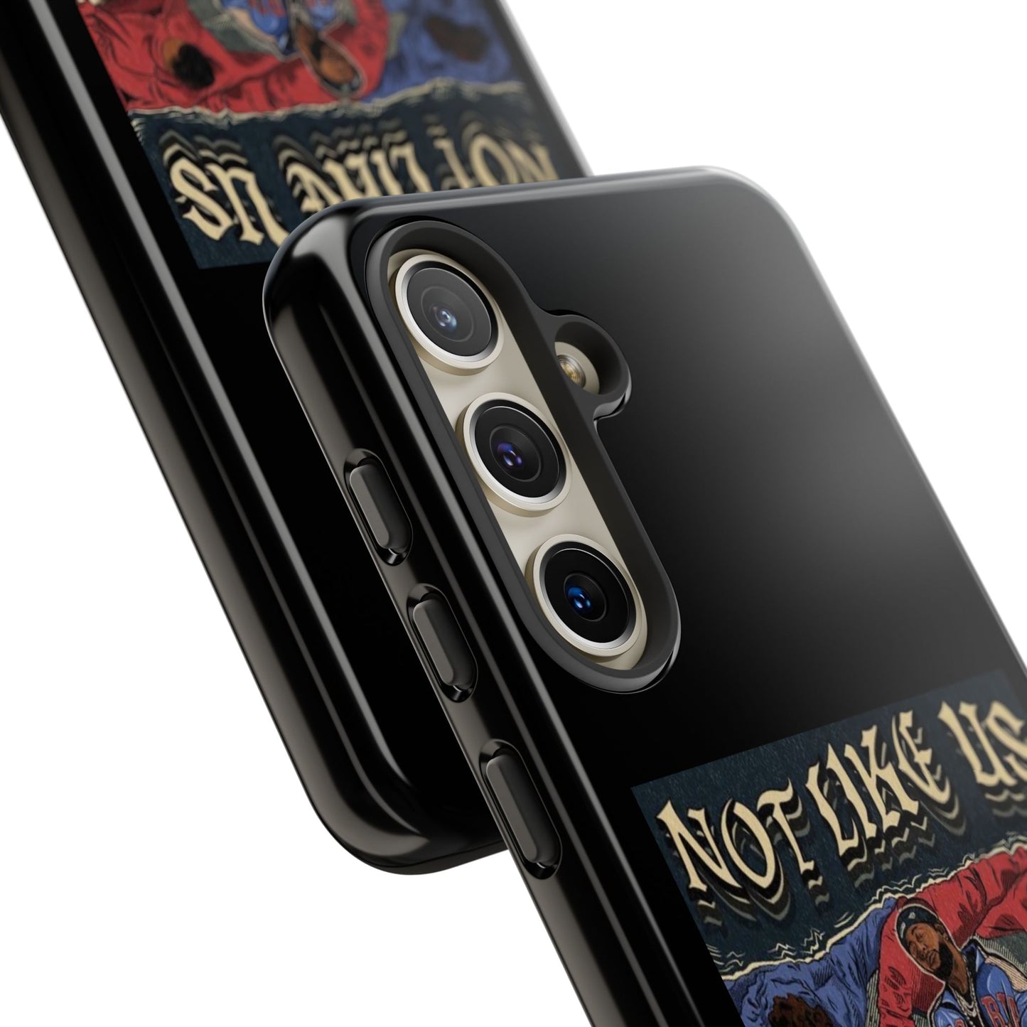 Kendrick Lamar "Not Like Us" Comic Book Cover Tough Phone Case – Hip Hop Art, Shockproof Dual-Layer Protection