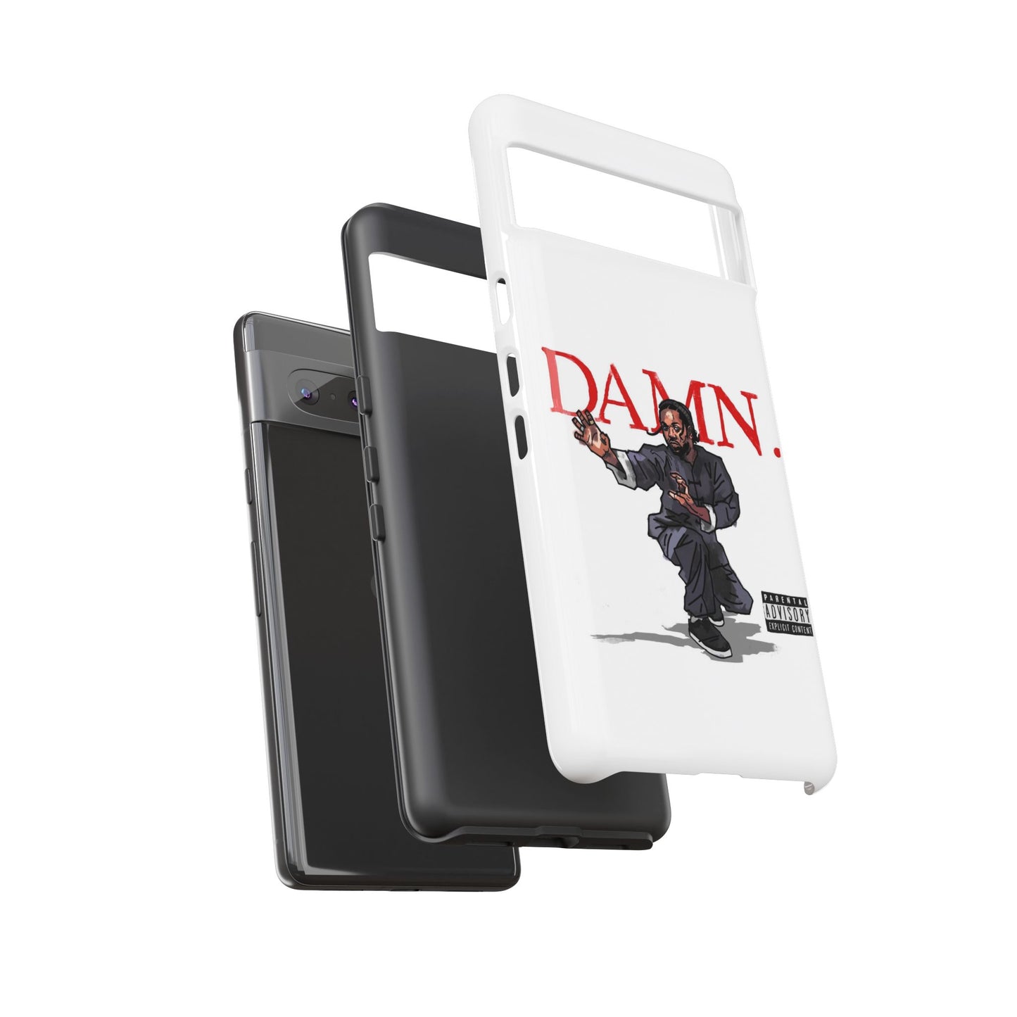 Kendrick Lamar “Kung Fu Kenny” DAMN Album Tough Phone Case – Shockproof Dual Layer Cover