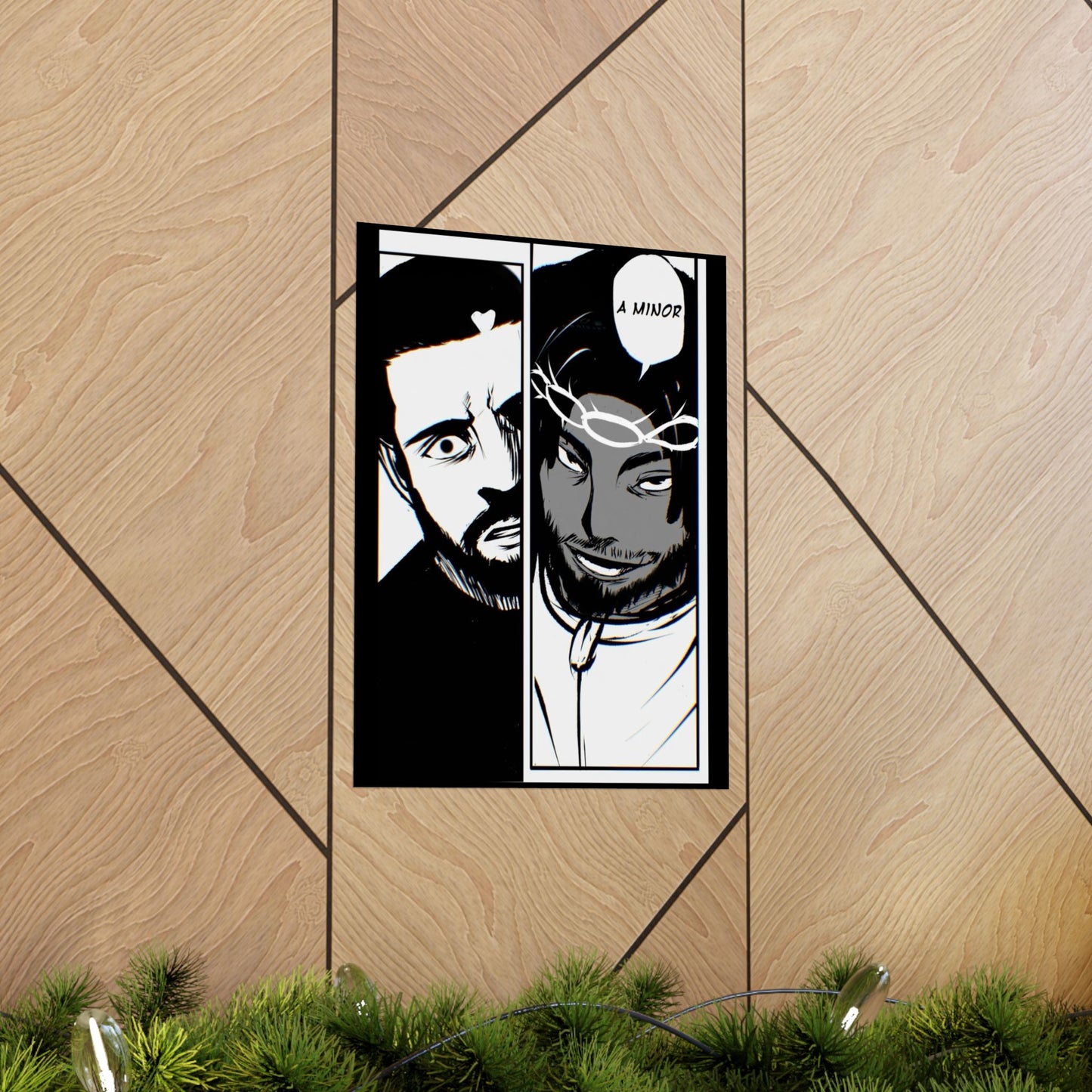 Kendrick Lamar Vs Drake Anime Battle - Matte Posters