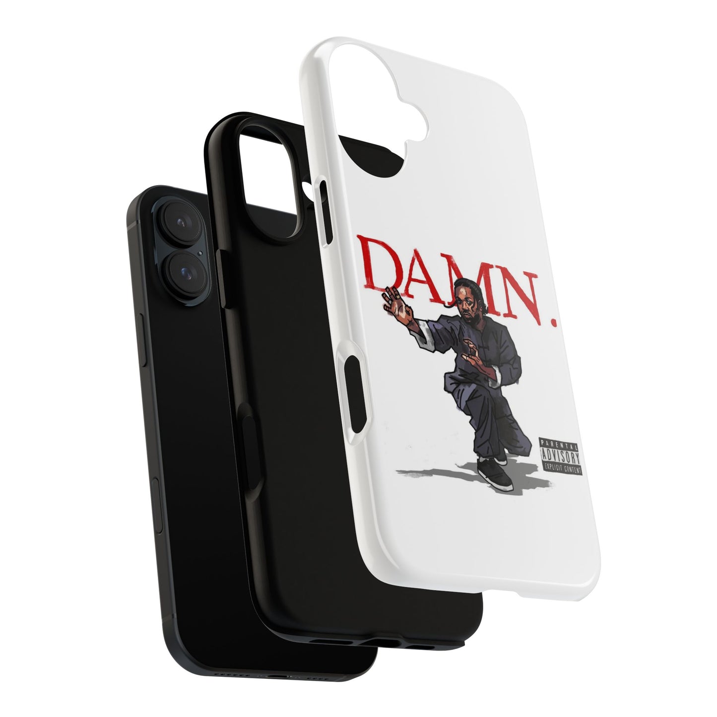 Kendrick Lamar “Kung Fu Kenny” DAMN Album Tough Phone Case – Shockproof Dual Layer Cover