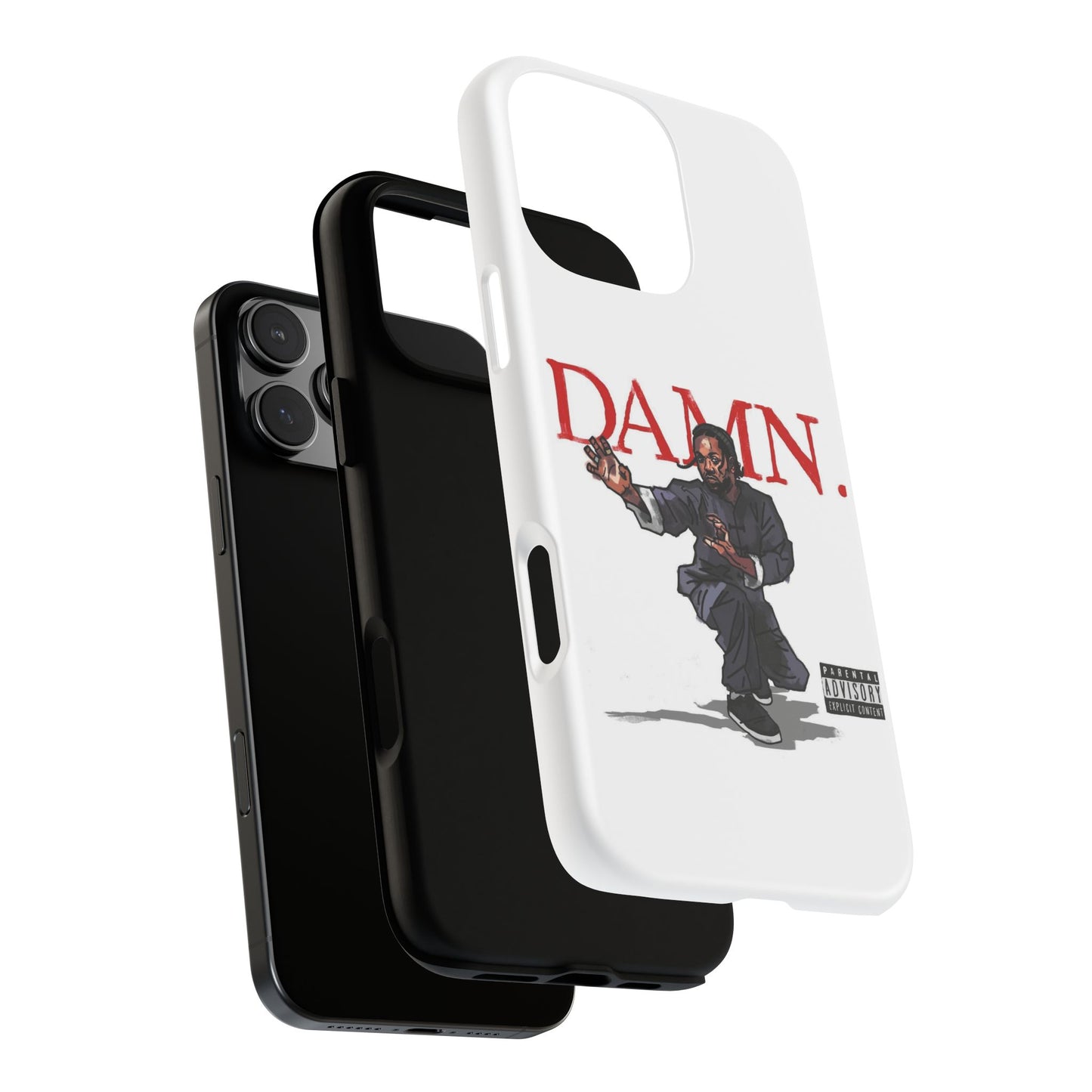 Kendrick Lamar “Kung Fu Kenny” DAMN Album Tough Phone Case – Shockproof Dual Layer Cover