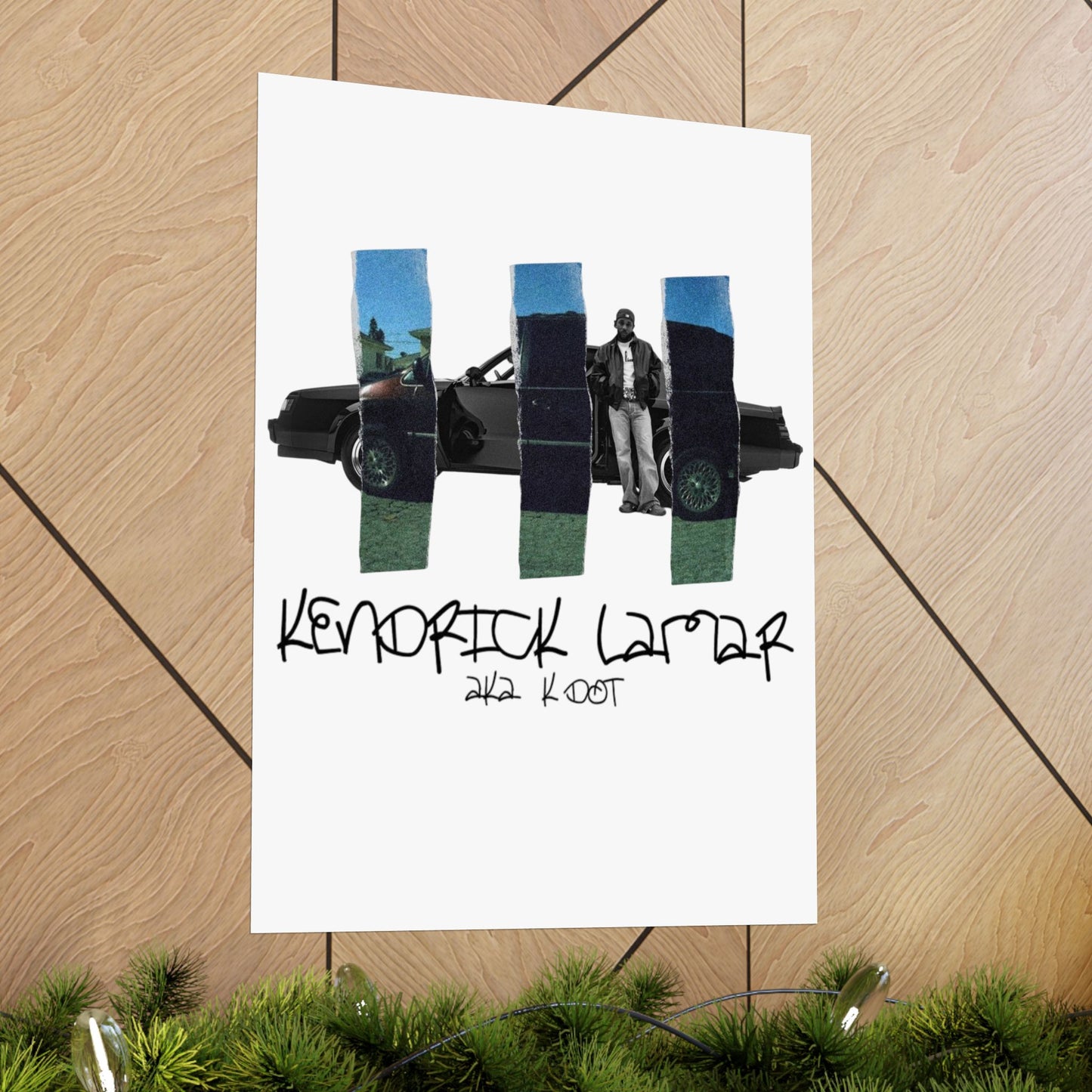 Kendrick Lamar GNX + Good Kid, m.A.A.d City Mashup Poster, Matte – Rap Wall Art, Hip-Hop Home Decor, Urban Music Print, Gift for Fan