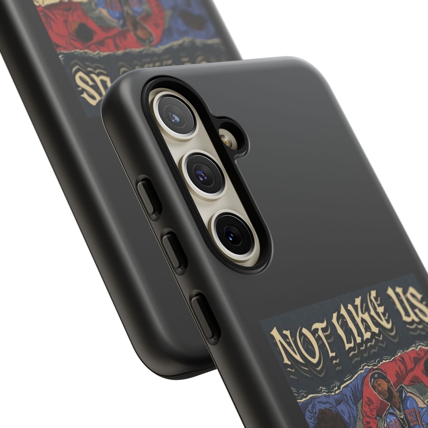 Kendrick Lamar "Not Like Us" Comic Book Cover Tough Phone Case – Hip Hop Art, Shockproof Dual-Layer Protection