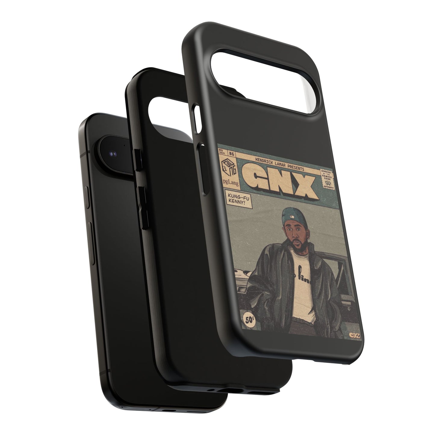Kendrick Lamar "GNX" Comic Book Phone Case – Tough Shockproof Cover for iPhone, Samsung, & More