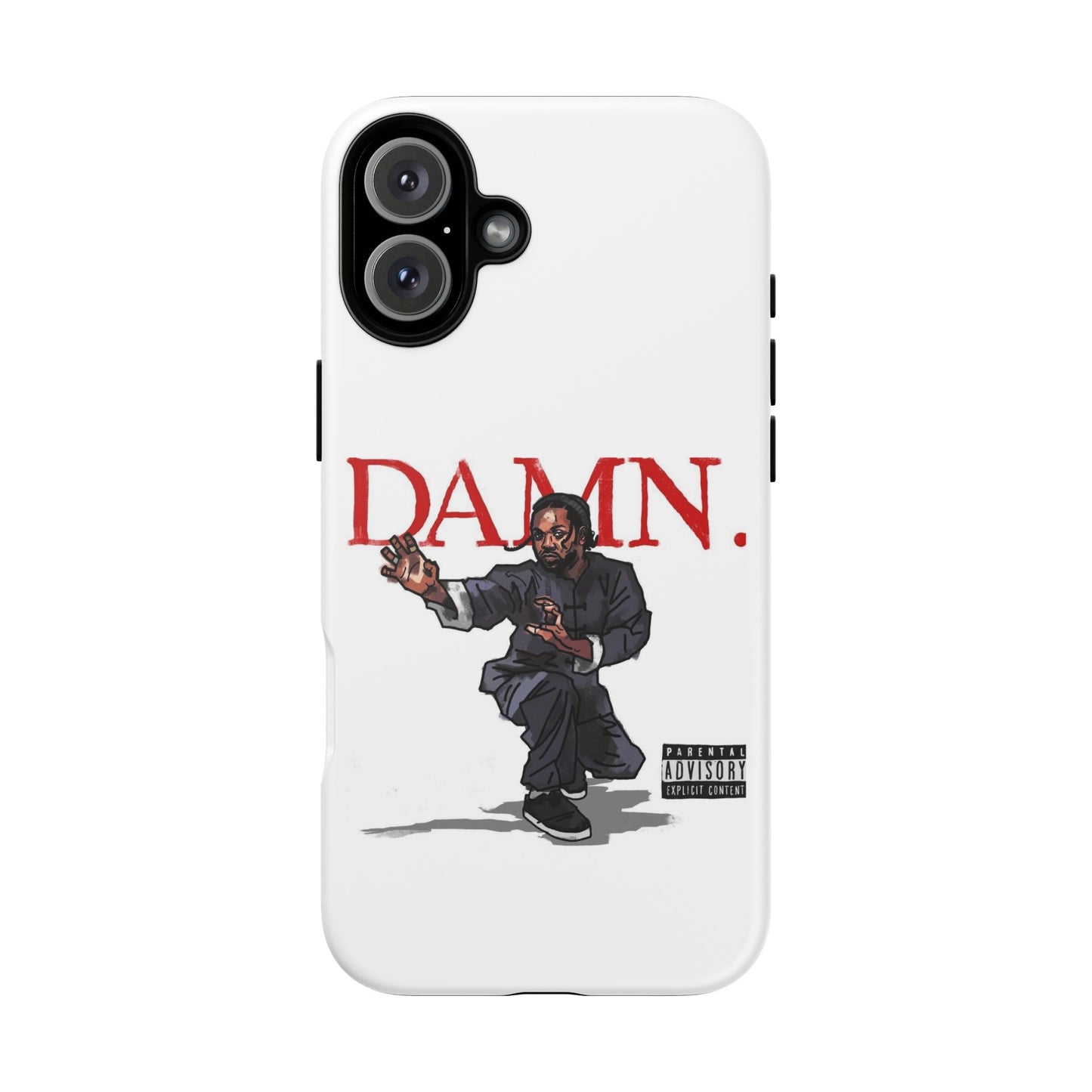 Kendrick Lamar “Kung Fu Kenny” DAMN Album Tough Phone Case – Shockproof Dual Layer Cover