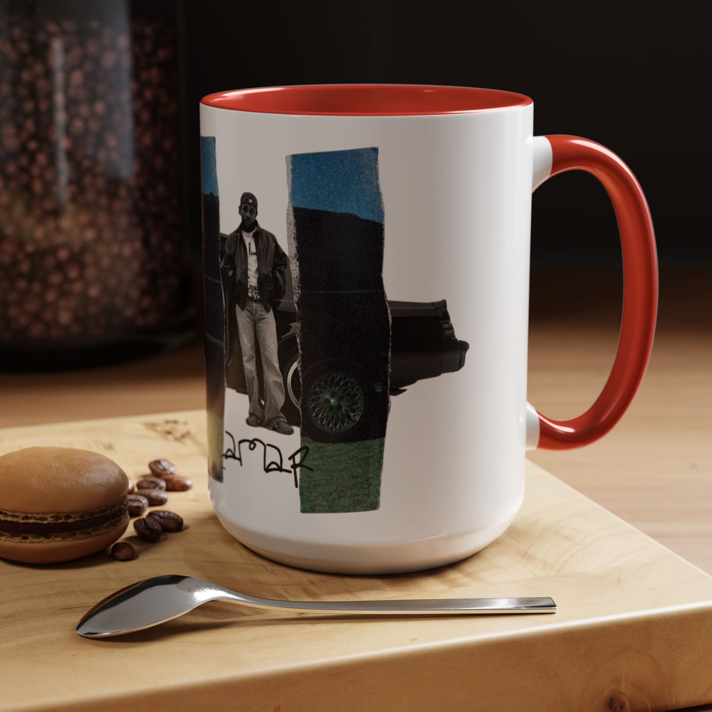 Kendrick Lamar GNX x Good Kid, M.A.A.D City Mashup Mug – Hip-Hop Fan Art Accent Coffee Cup