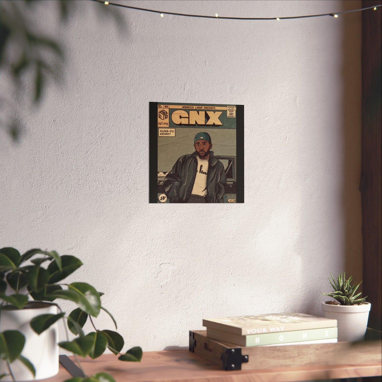 Kendrick Lamar "GNX" Comic Book Cover - Matte Poster – Wall Art Print | Hip-Hop Room Decor | Rap Album Cover Aesthetic