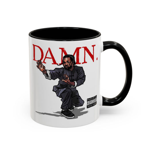 Kendrick Lamar “Kung Fu Kenny” DAMN Mug – Hip-Hop Coffee Cup, Artistic Fan Gift