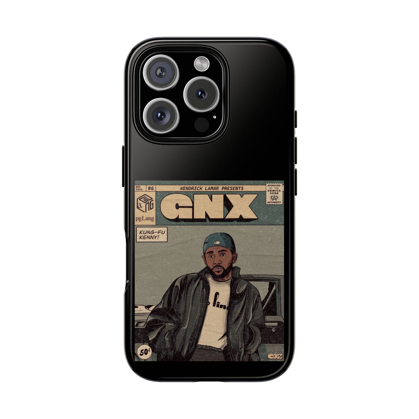 Kendrick Lamar "GNX" Comic Book Phone Case – Tough Shockproof Cover for iPhone, Samsung, & More