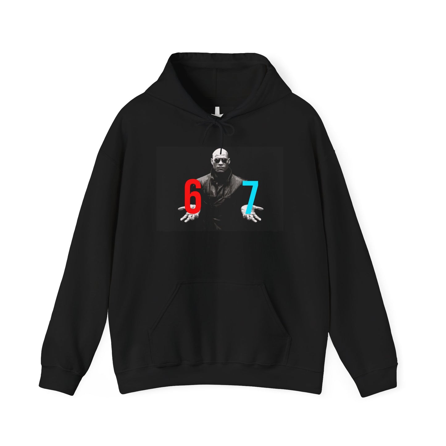 67 Morpheus Meme Graphic Hoodie – Matrix Inspired Pullover