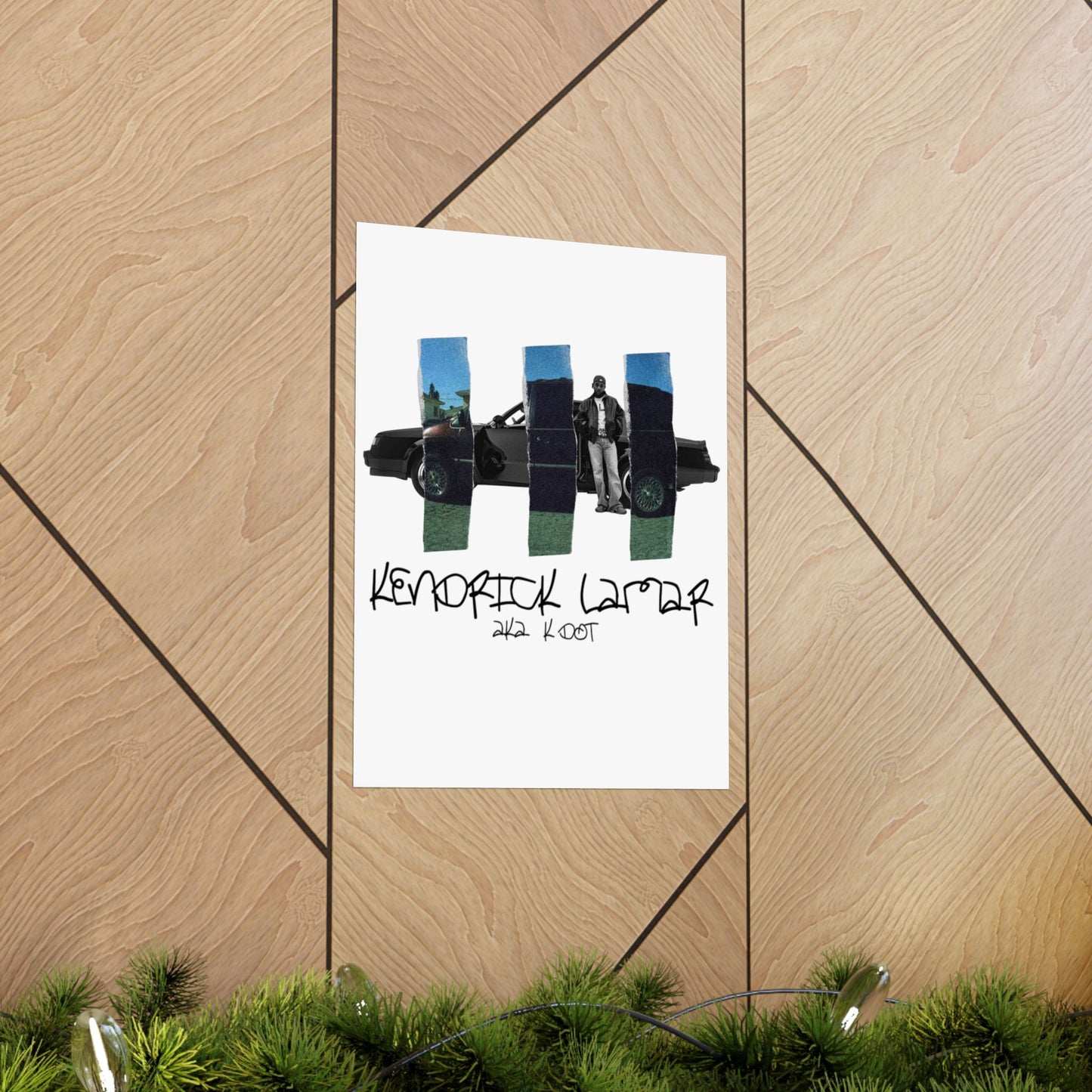 Kendrick Lamar GNX + Good Kid, m.A.A.d City Mashup Poster, Matte – Rap Wall Art, Hip-Hop Home Decor, Urban Music Print, Gift for Fan